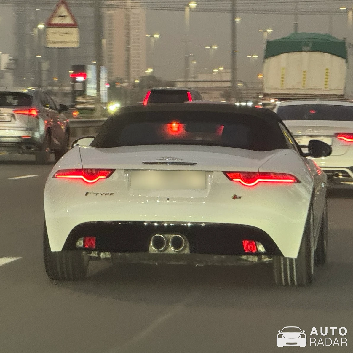 Jaguar F-Type S Convertible spotted in Dubai