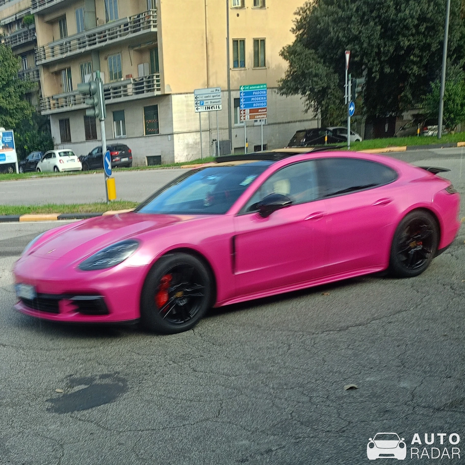 Porsche 971 Panamera 4 spotted in Ferrara, Italy
