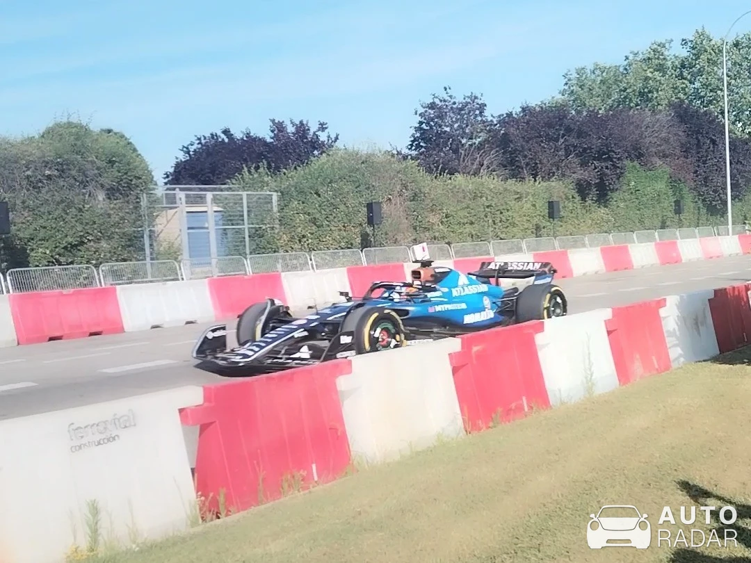 Williams FW47 spotted in Madrid