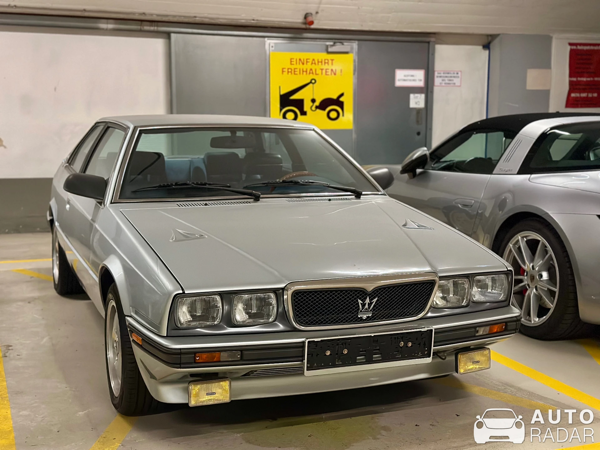 Maserati 222E spotted in Vienna