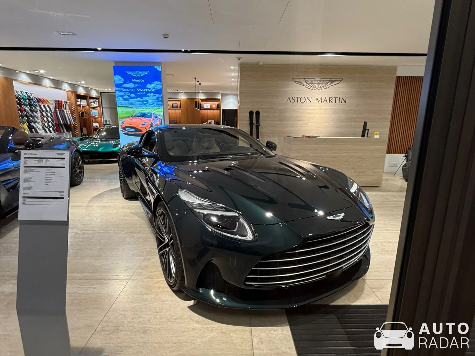 Aston Martin DB12 spotted in Monaco, Monaco