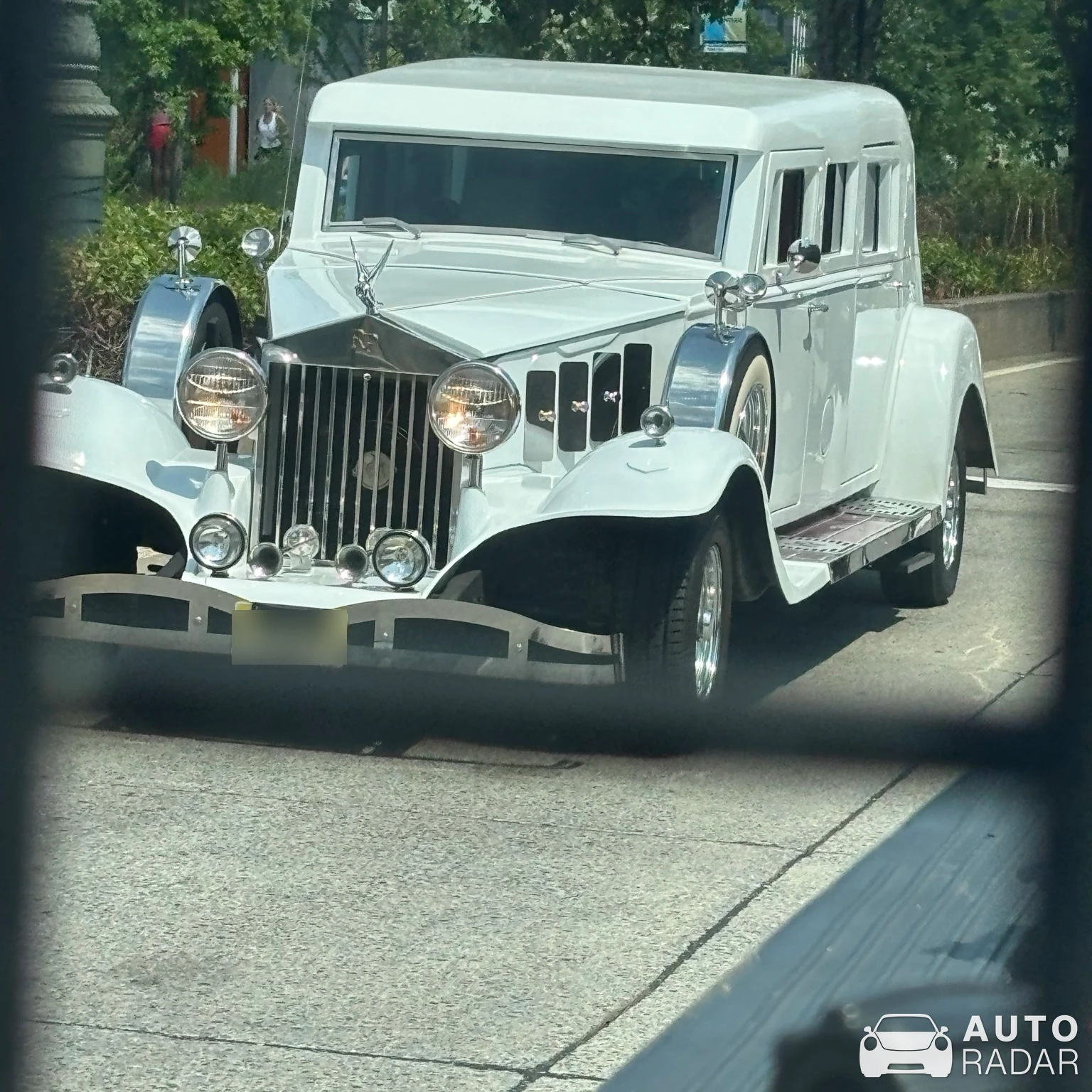 Rolls-Royce Phantom V John Lennon Psychedelic Rolls spotted in New York, United States