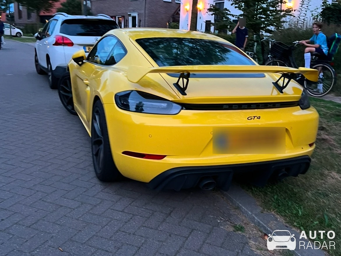 Porsche 718 Cayman GT4 spotted in Helmond, Netherlands