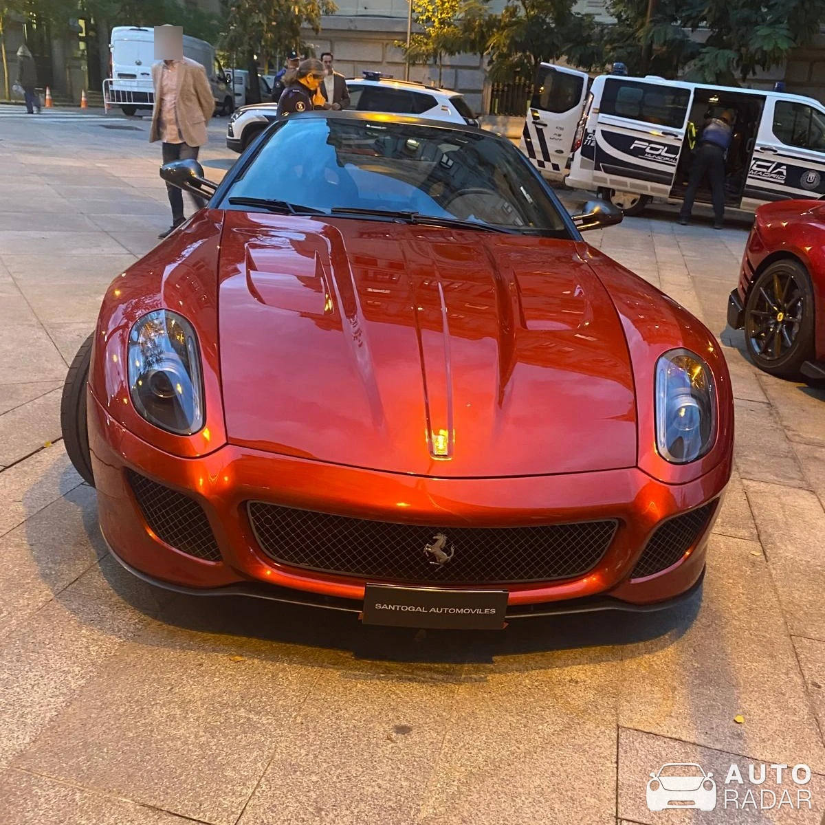 Ferrari 599 GTO spotted in Madrid, Spain