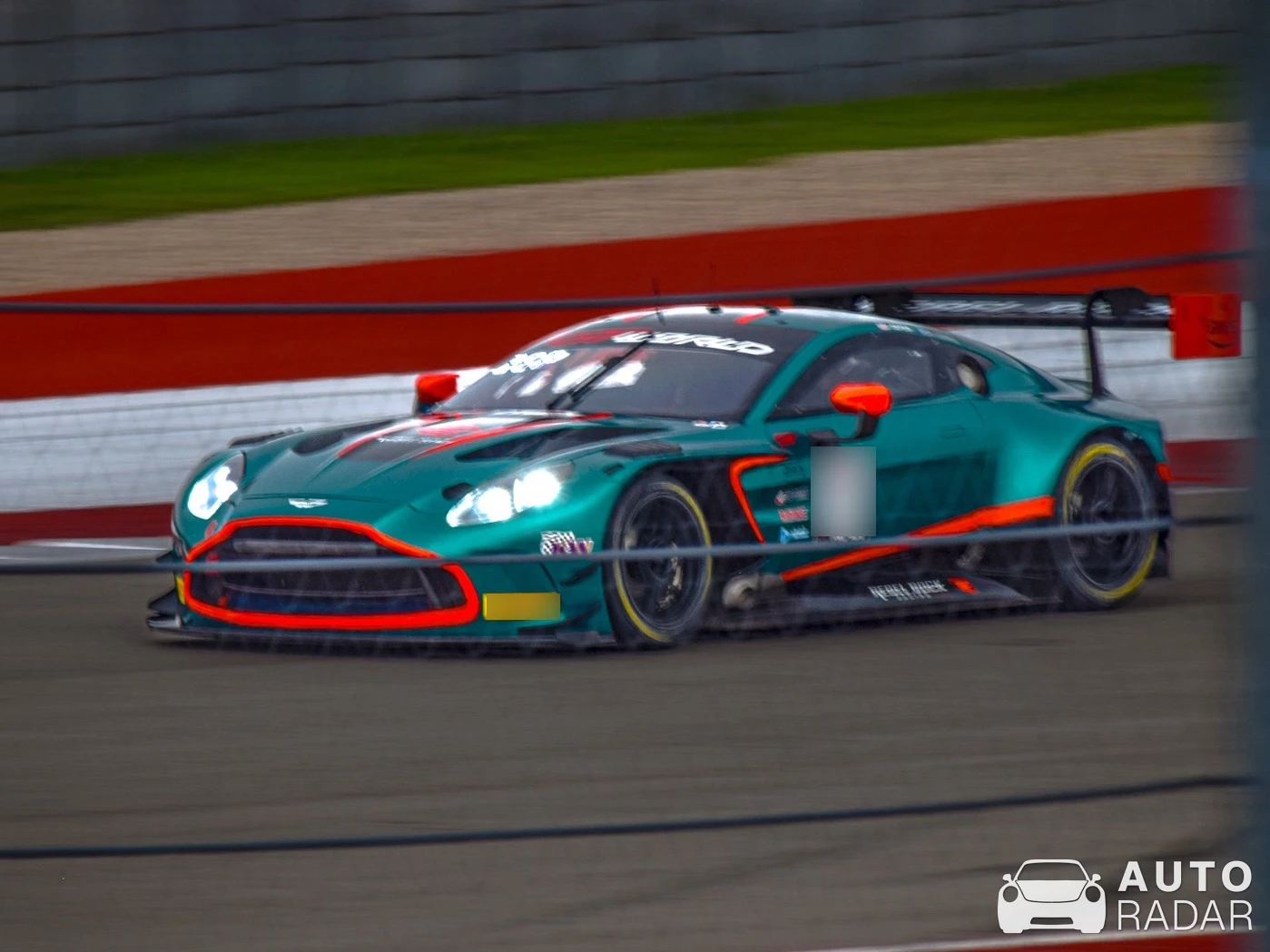 Aston Martin V8 Vantage GT3 spotted in Austin