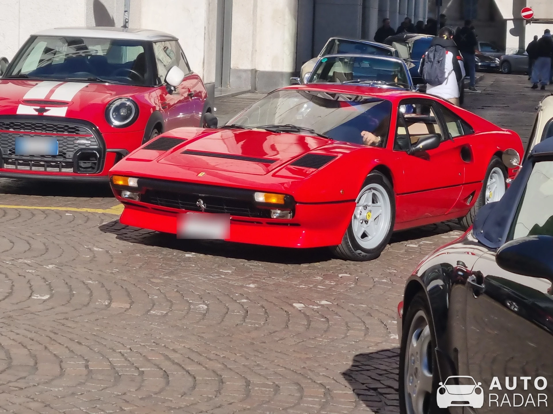 Ferrari 208 GTB Turbo spotted in Milano