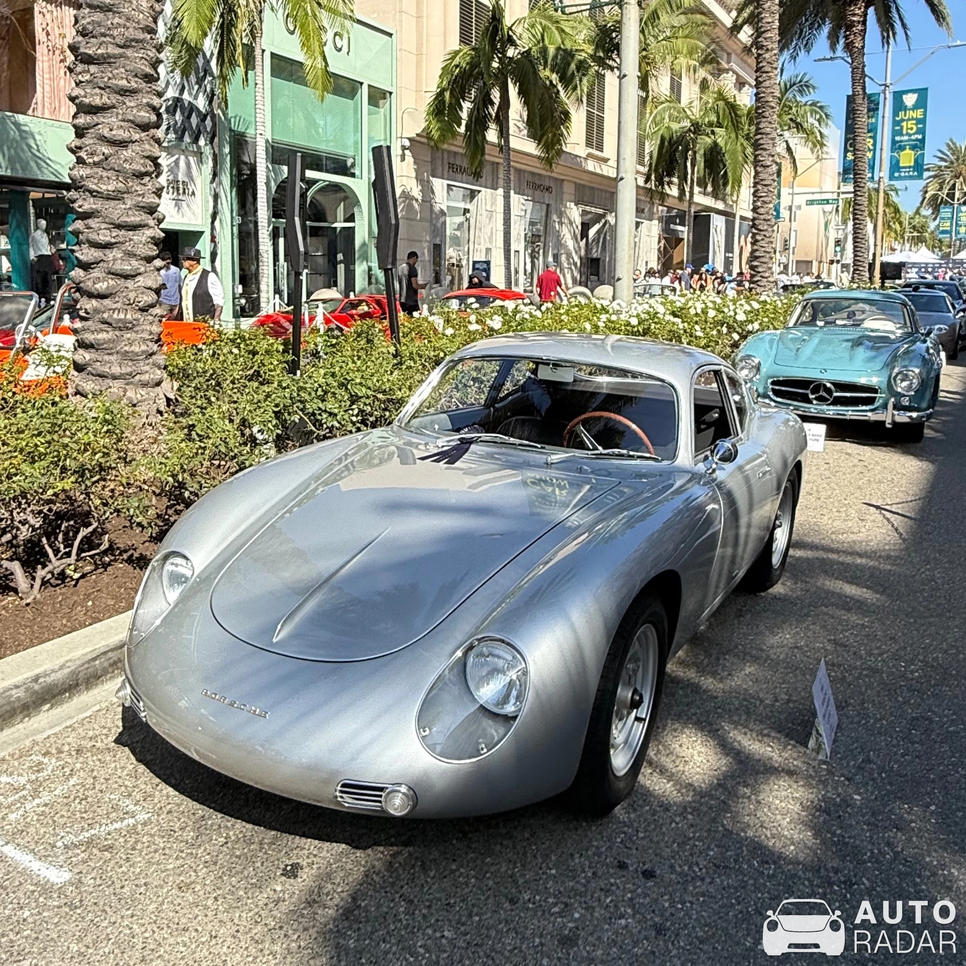 Porsche 356 Zagato spotted in Beverly Hills, United States