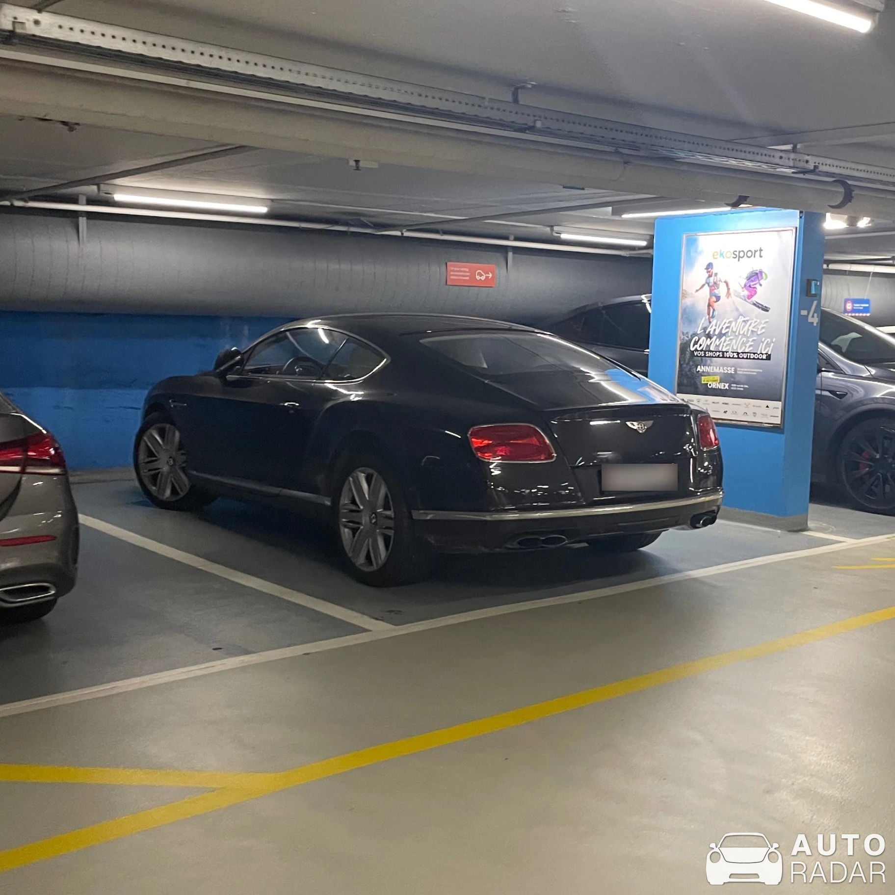 Bentley Continental spotted in Genf, Switzerland