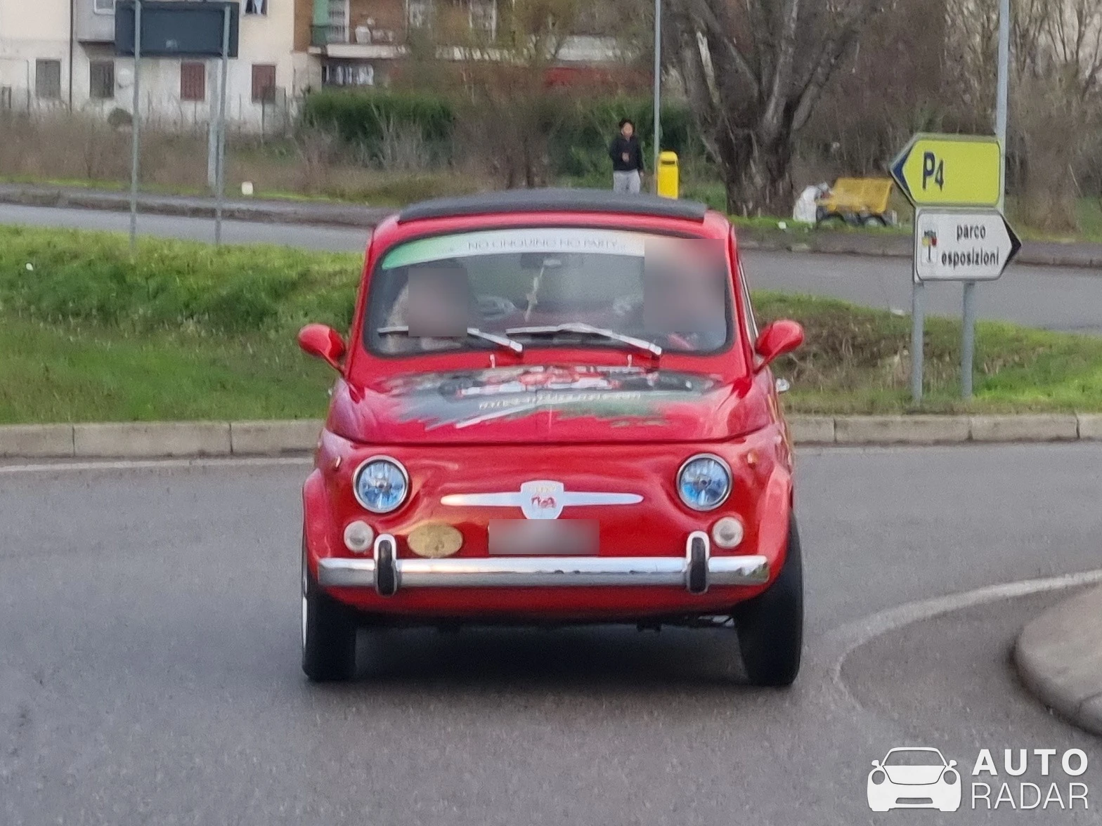 Fiat Nuova 500 spotted in Segrate