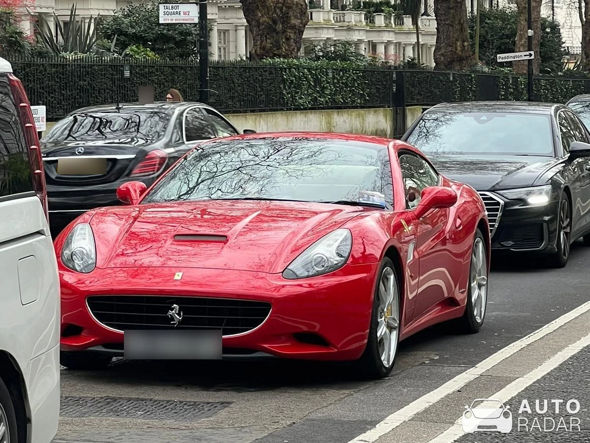 Ferrari California spotted in London, United Kingdom
