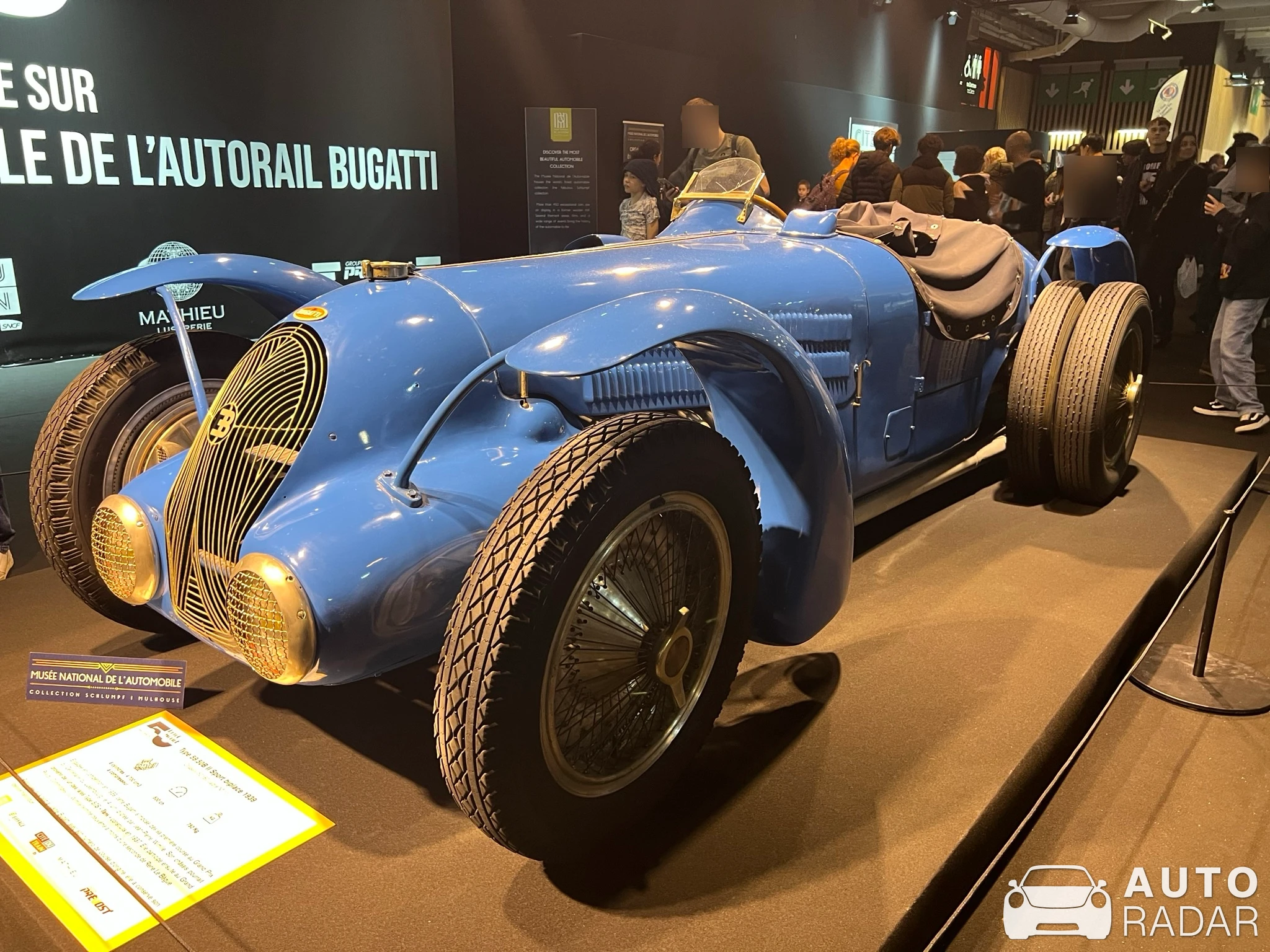 Bugatti Type 59/50B II Sport biplace spotted in Paris, France