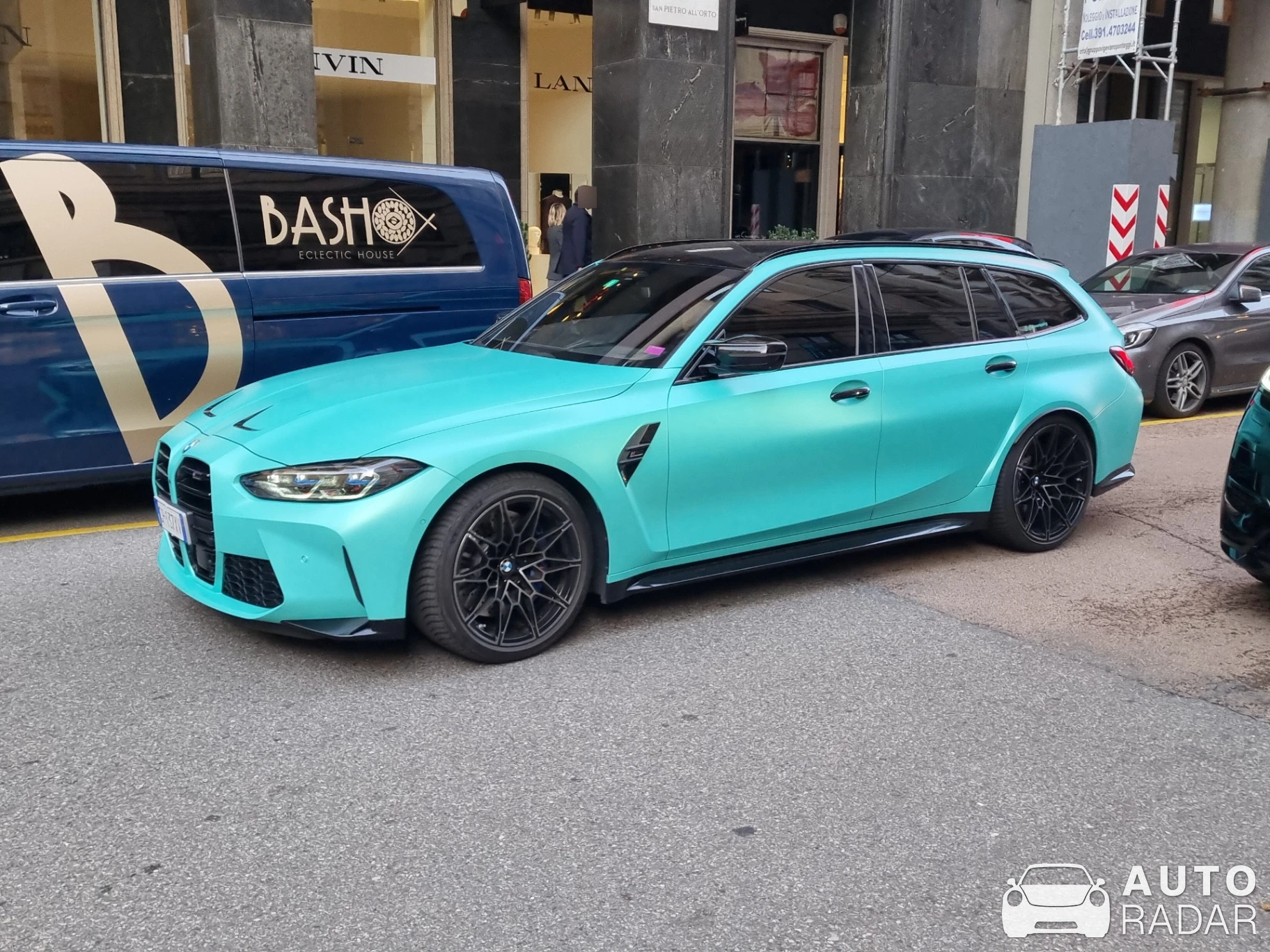 BMW M3 G81 Touring Competition spotted in Milano, Italia