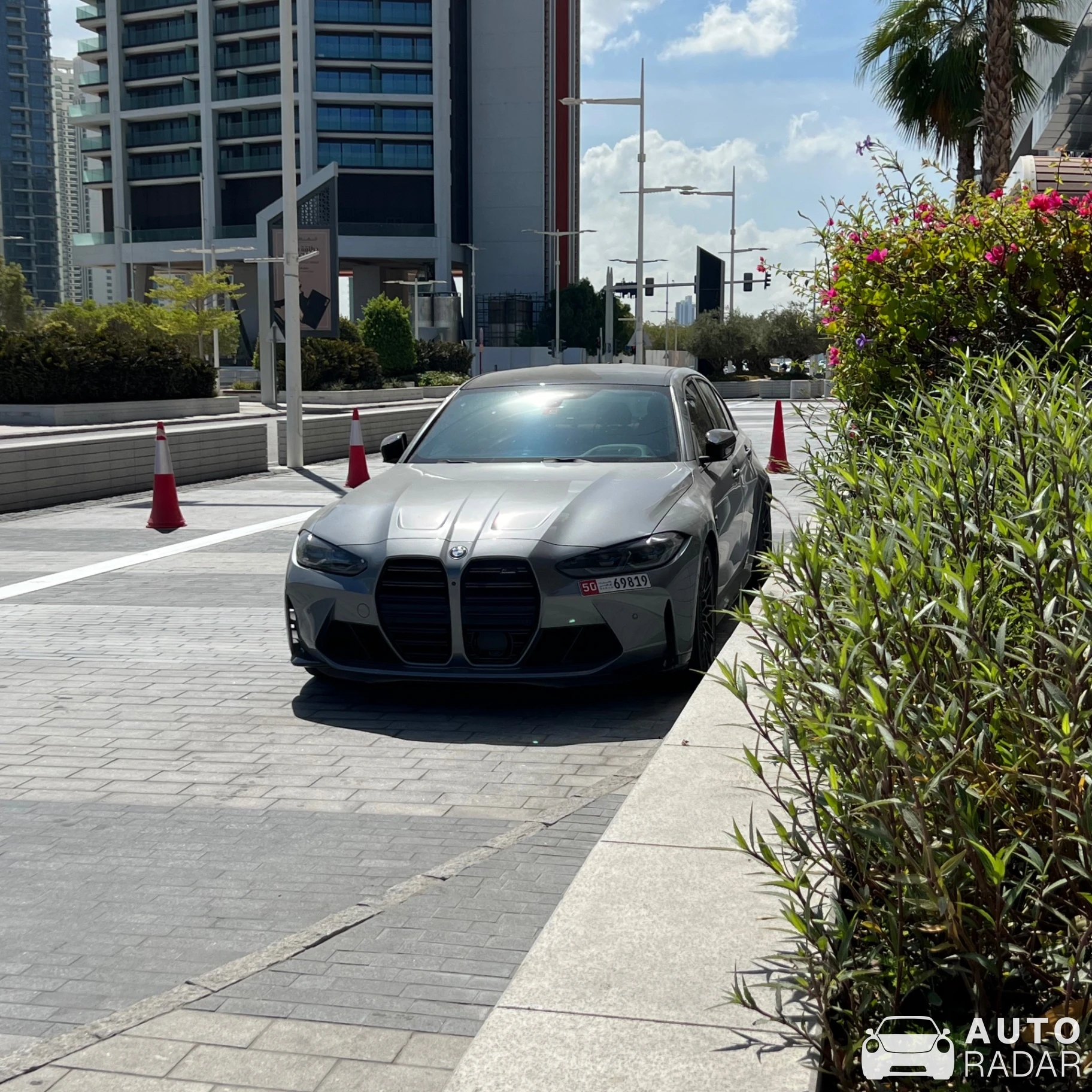 BMW M3 G80 Sedan Competition spotted in Abu Dhabi, United Arab Emirates