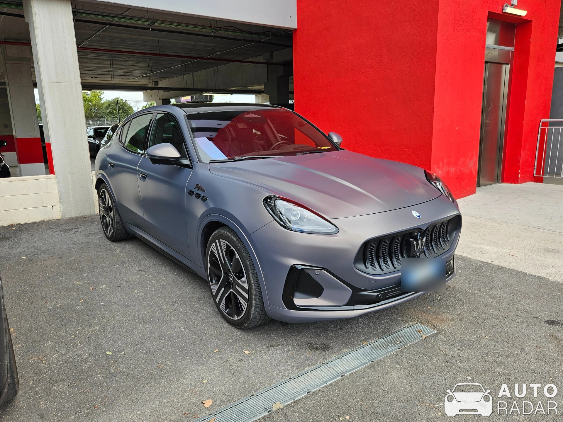 Maserati Grecale Folgore spotted in Montmeló