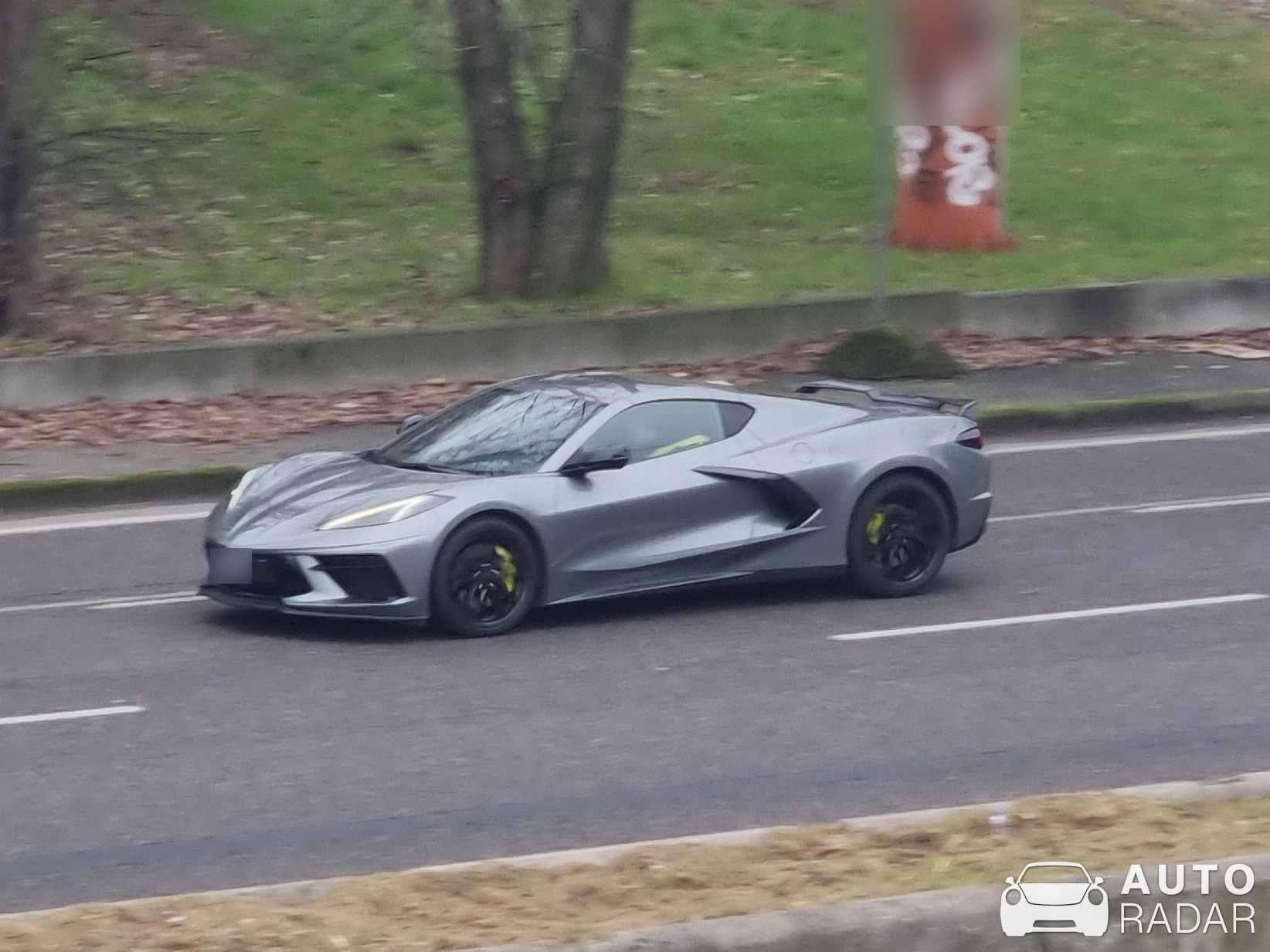 Chevrolet Corvette C8 Stingray spotted in Milano, Italy
