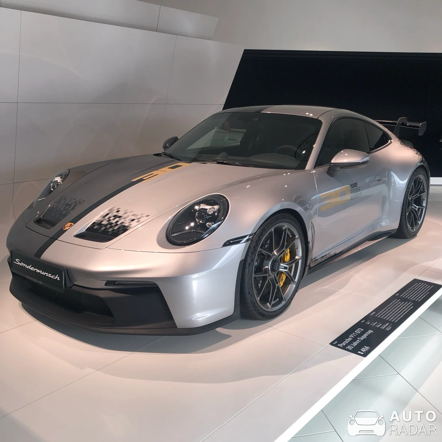 Porsche 992 GT3 30 Jahre Supercup  spotted in Stuttgart