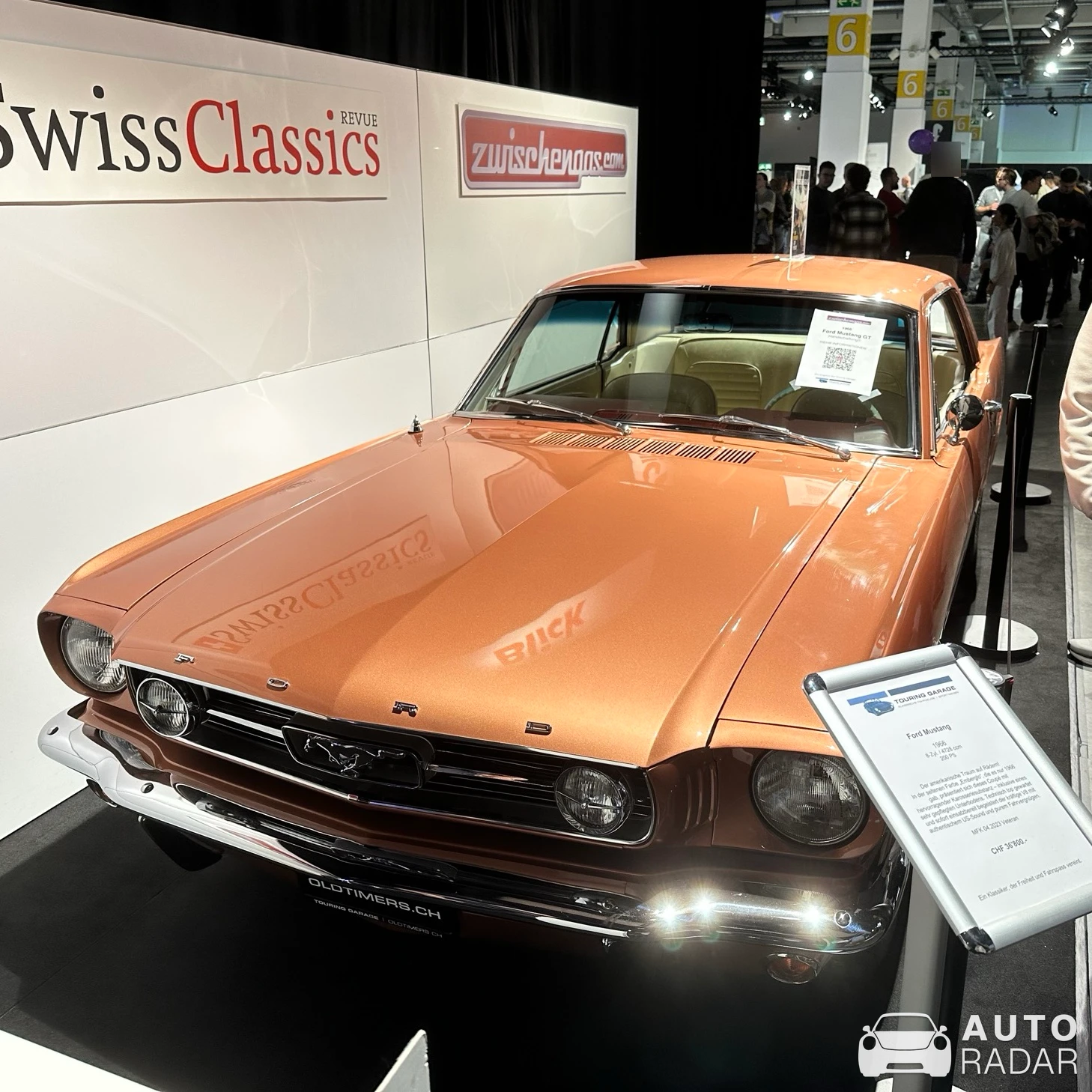 Ford Mustang 289 V8 spotted in Zürich