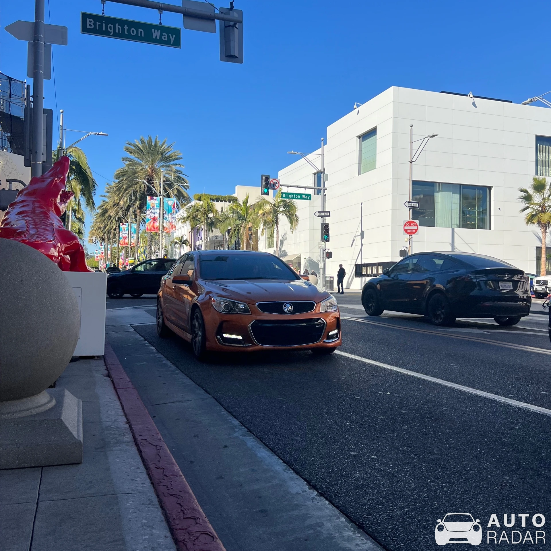 Holden VF Commodore SS V spotted in Beverly Hills, United States
