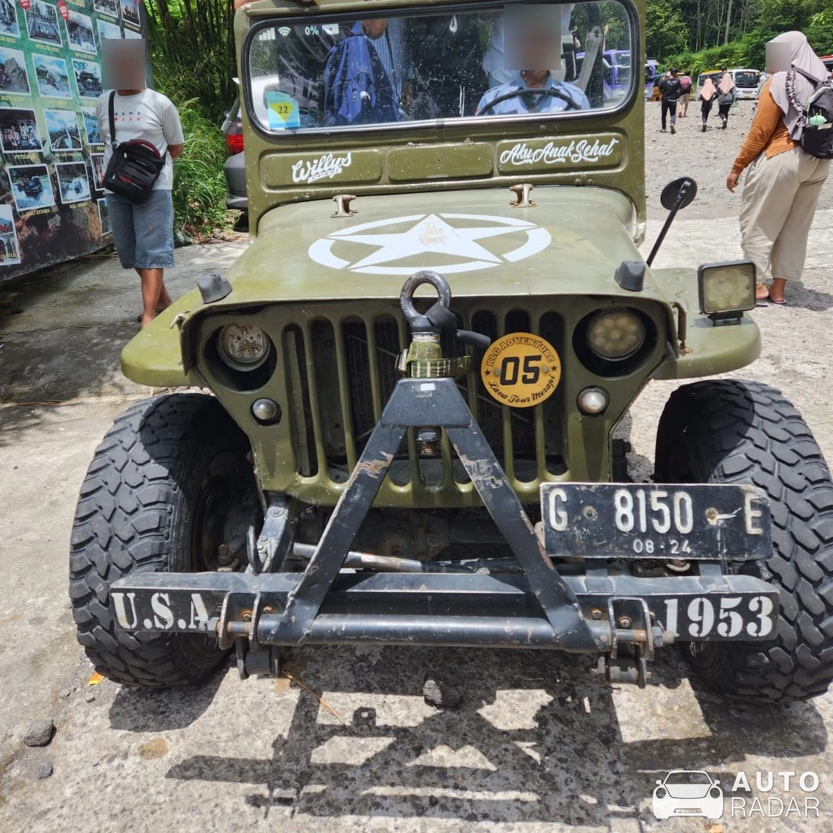 Jeep Willys MB spotted in Sleman Regency, Indonesia