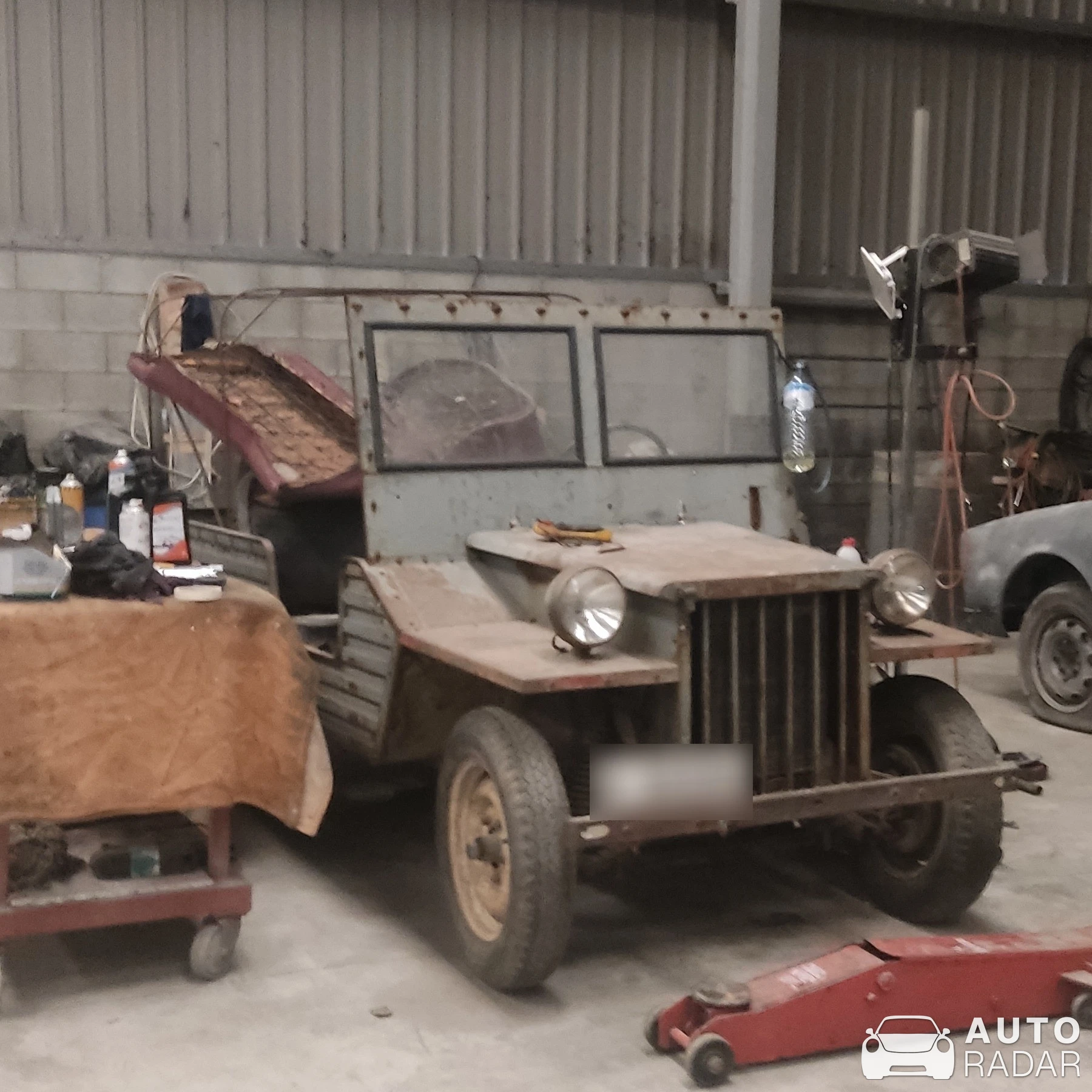 Jeep Willys MB spotted in Riells i Viabrea, Spain