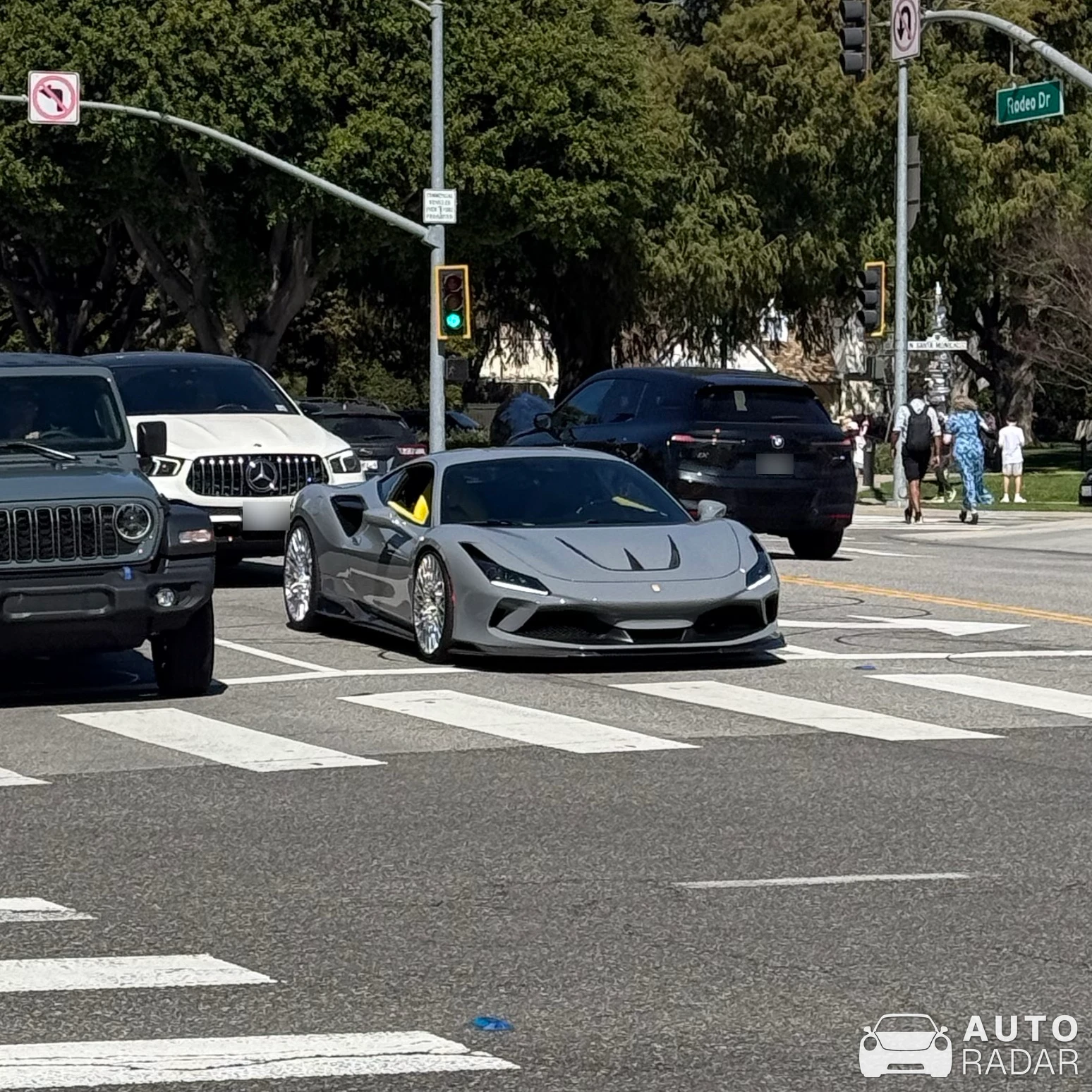 Ferrari F8 Tributo Mansory spotted in Beverly Hills