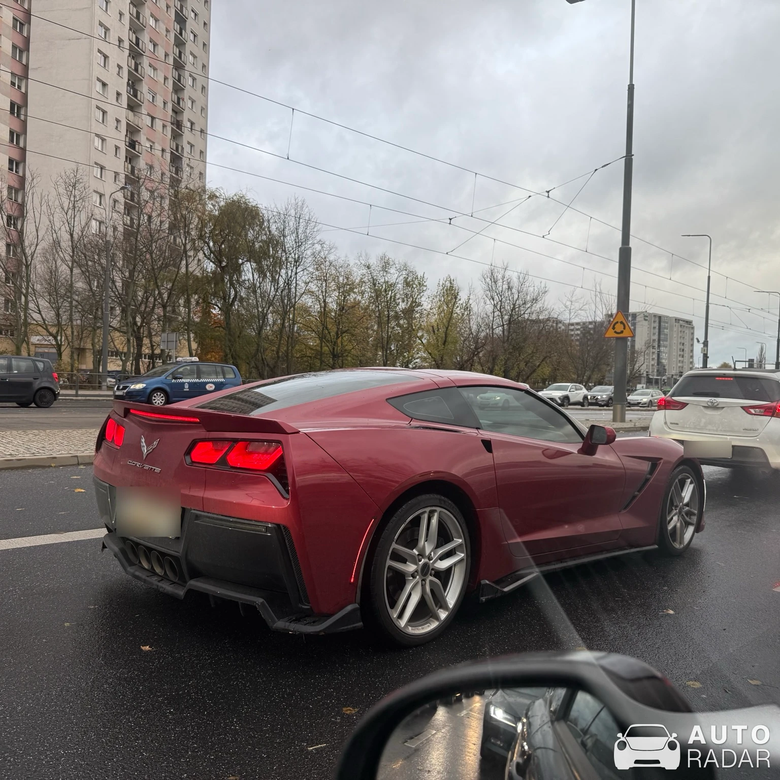 Chevrolet Corvette C7 Stingray spotted in Poznań, Polska