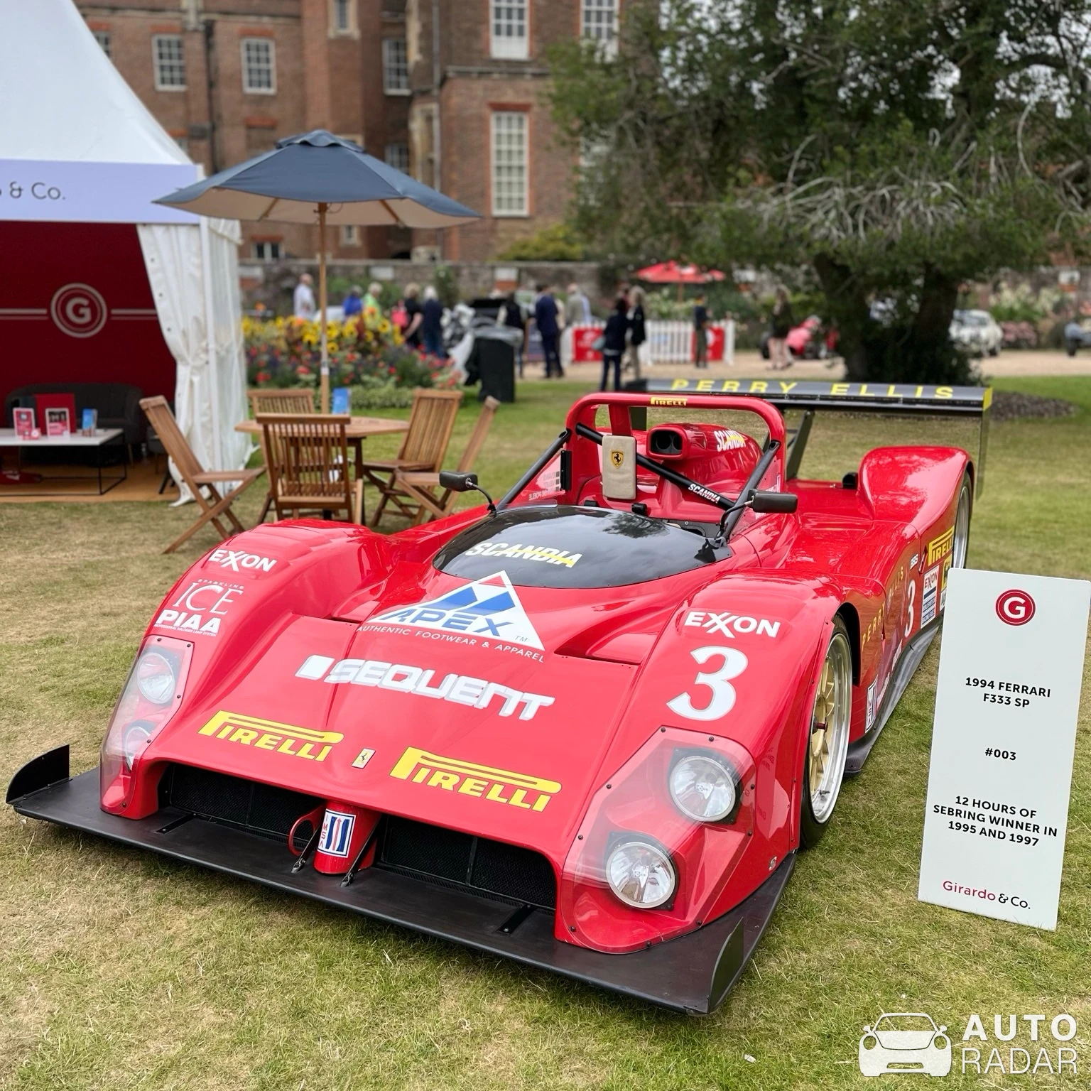 Ferrari 333 SP spotted in Molesey