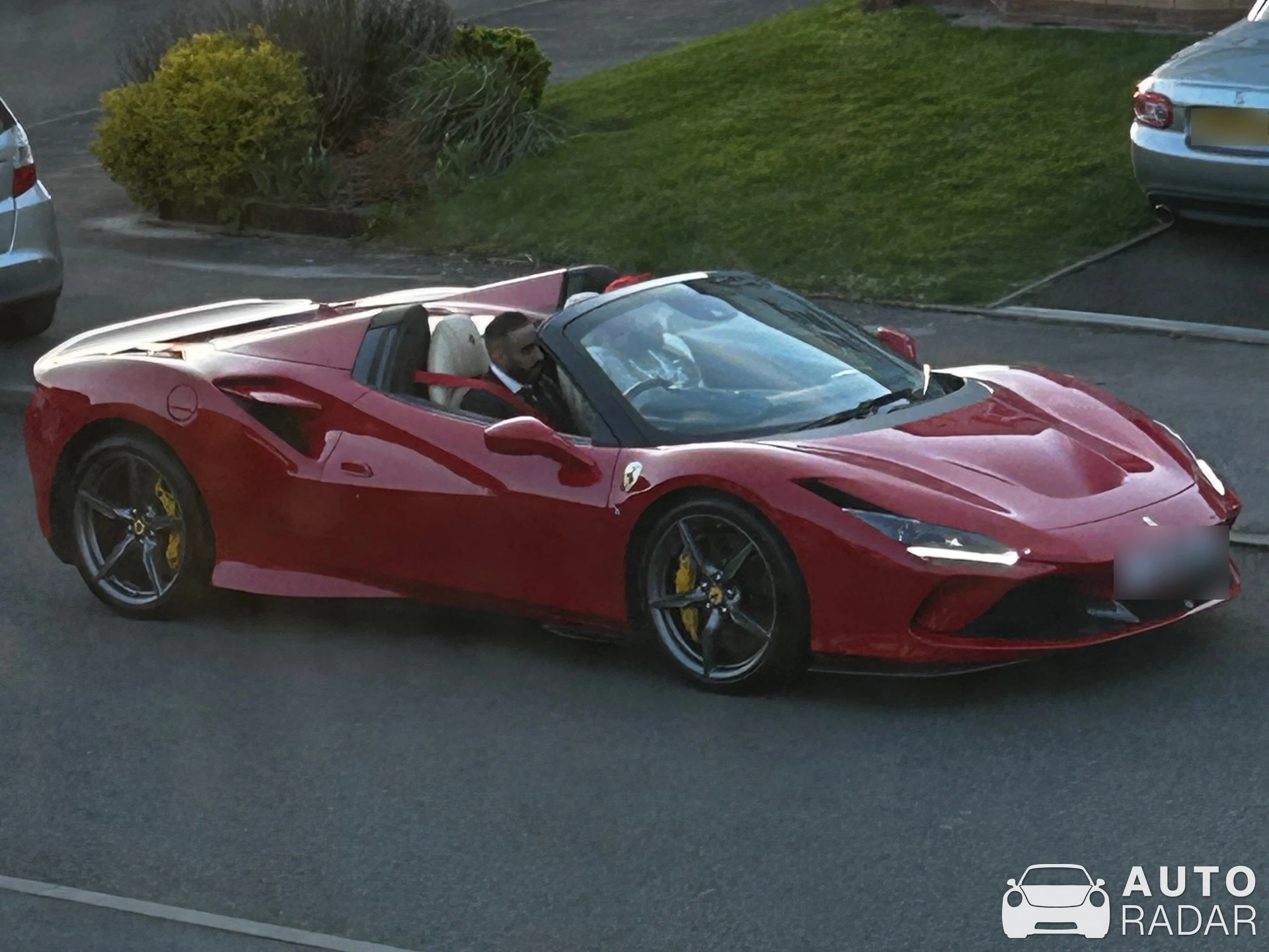 Ferrari F8 Spider spotted in Warwickshire, United Kingdom