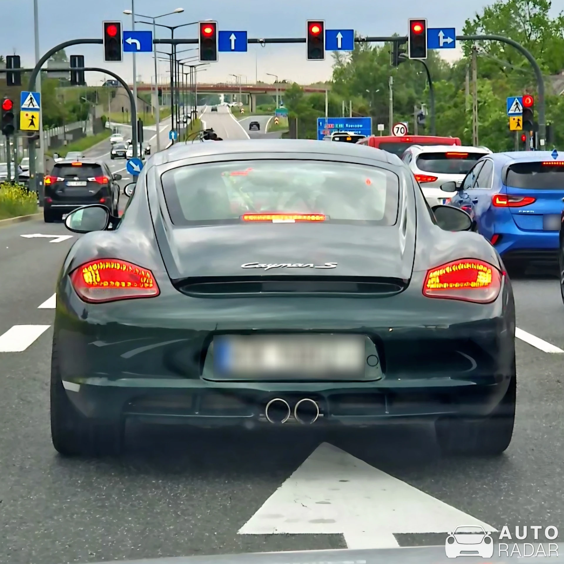 Porsche 987 Cayman S spotted in Libertów, Poland