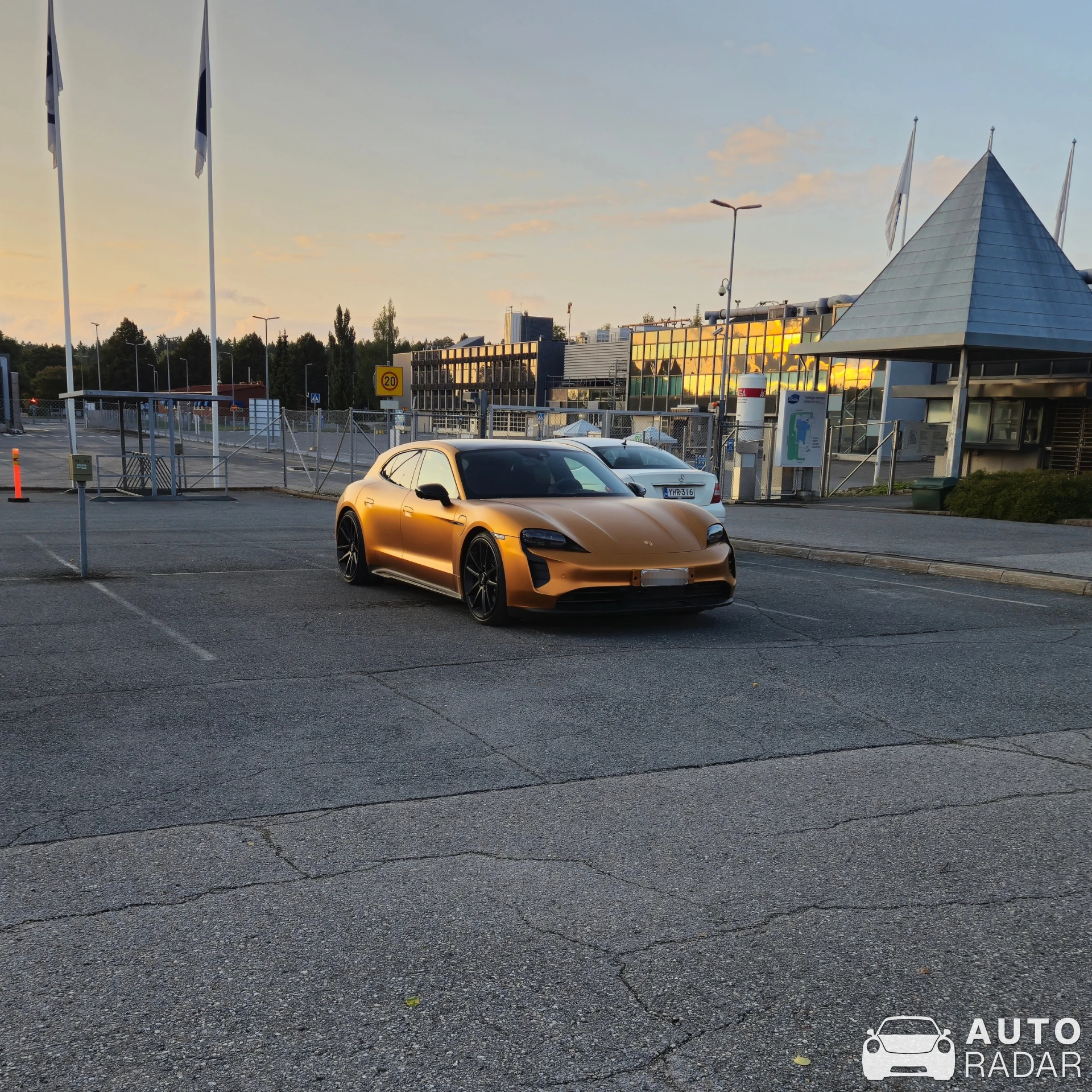 Porsche Taycan spotted in Turenki, Finland
