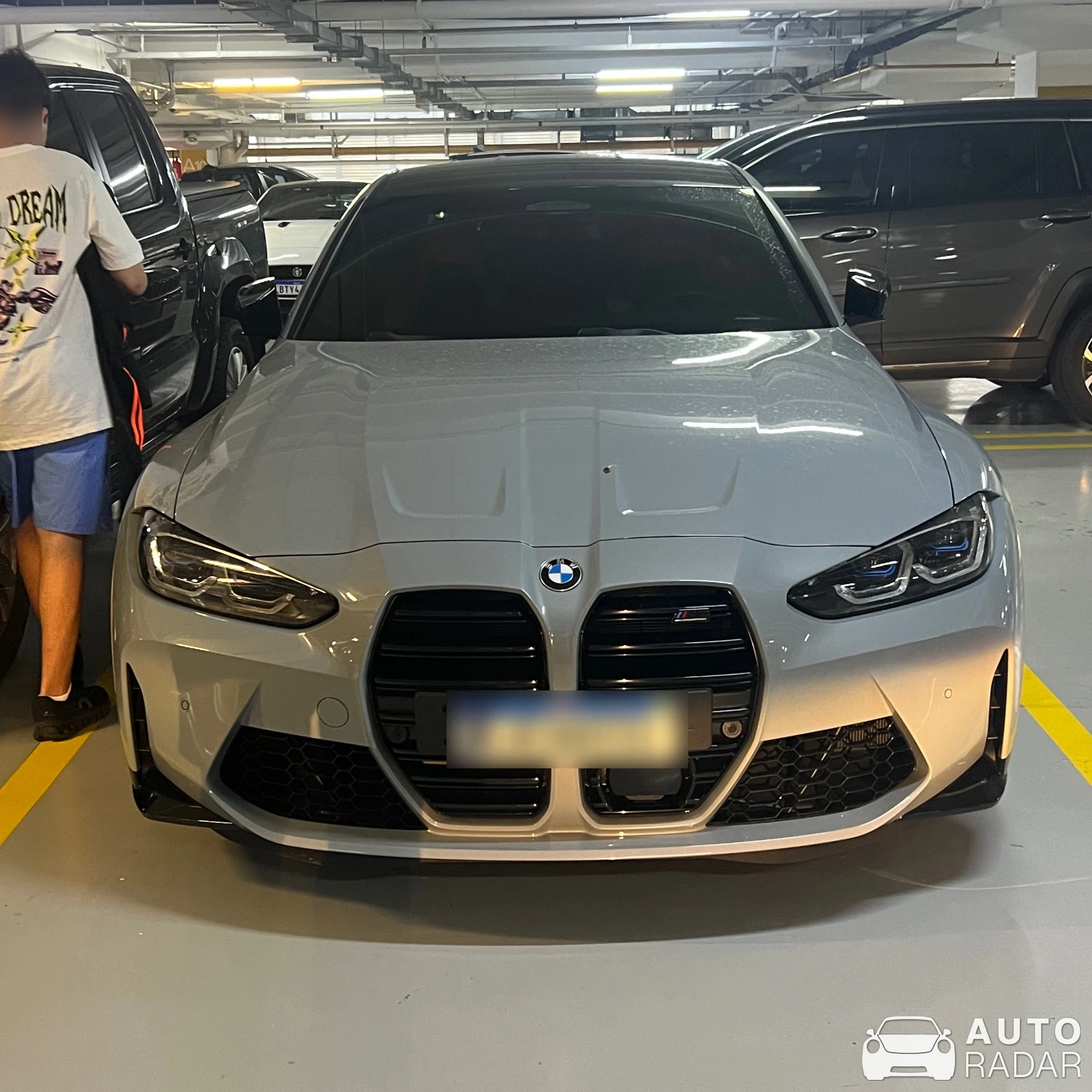 BMW M3 G80 Sedan Competition spotted in Barra da Tijuca, Brazil