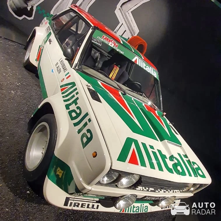 Fiat 131 Abarth Rally spotted in București