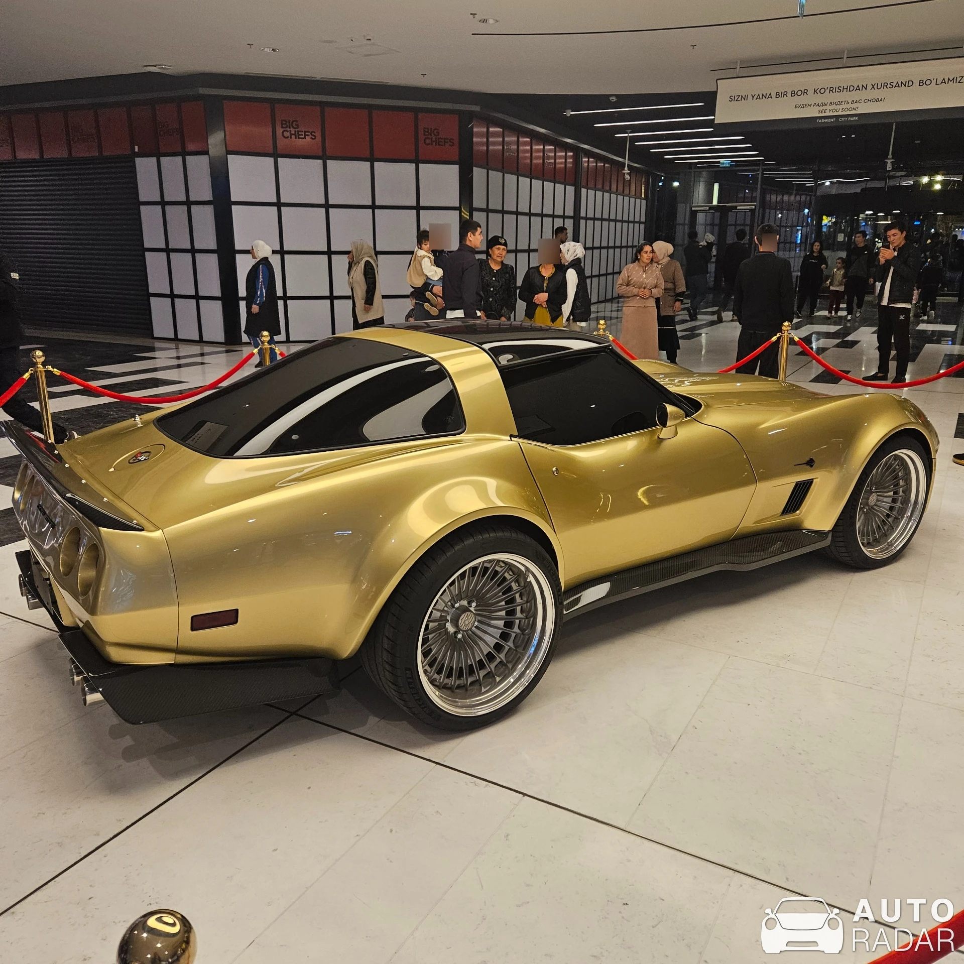 Chevrolet Corvette C3 spotted in Tashkent, Uzbekistan