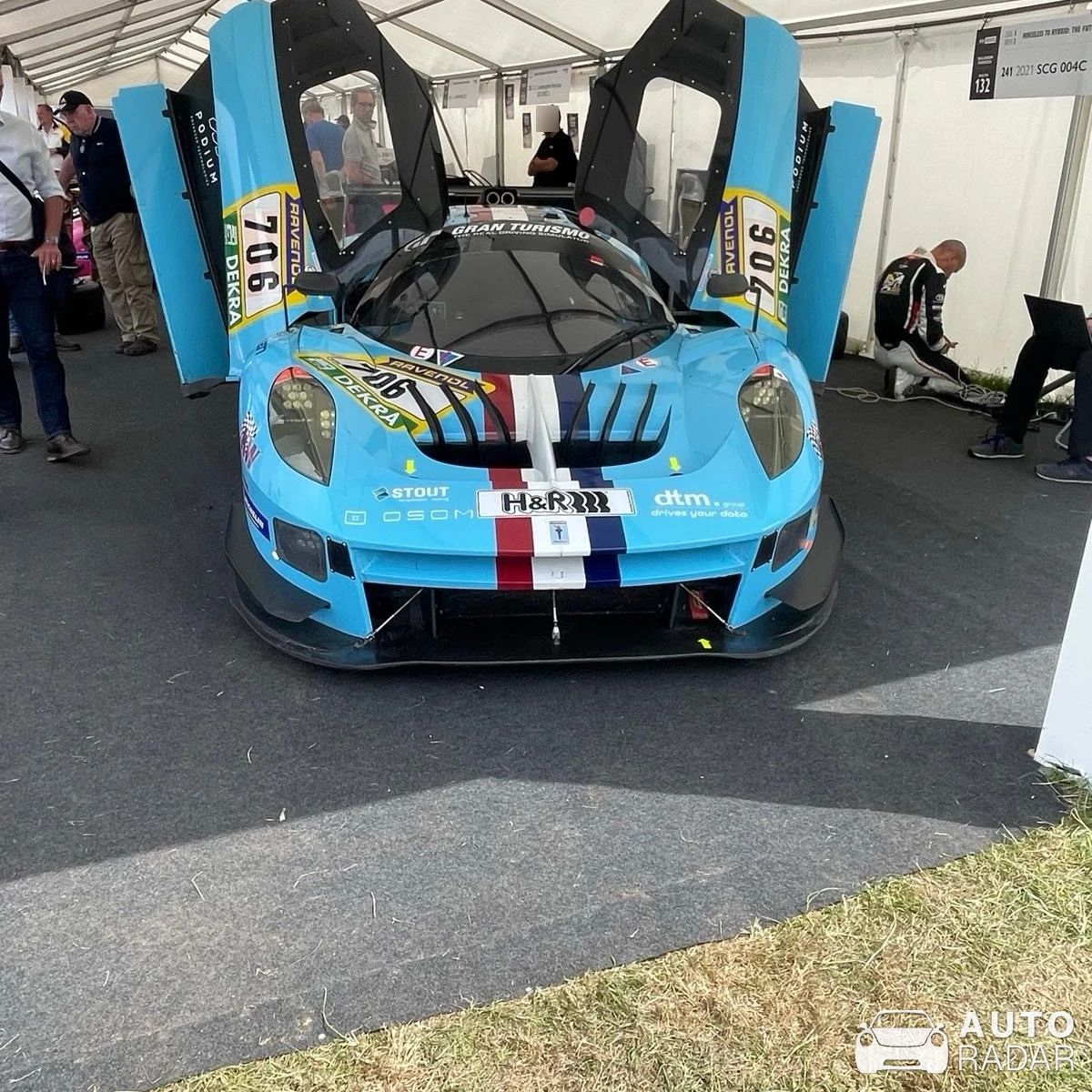 Scuderia Cameron Glickenhaus SCG 004C spotted in Headley