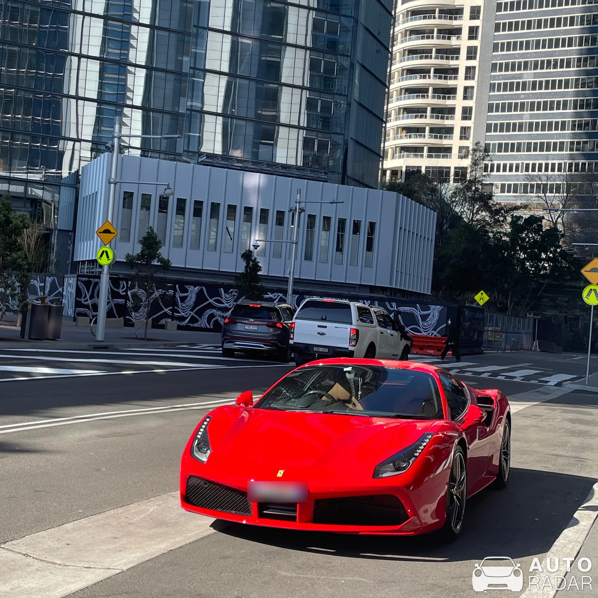 Ferrari 488 GTB spotted in Barangaroo, Australia