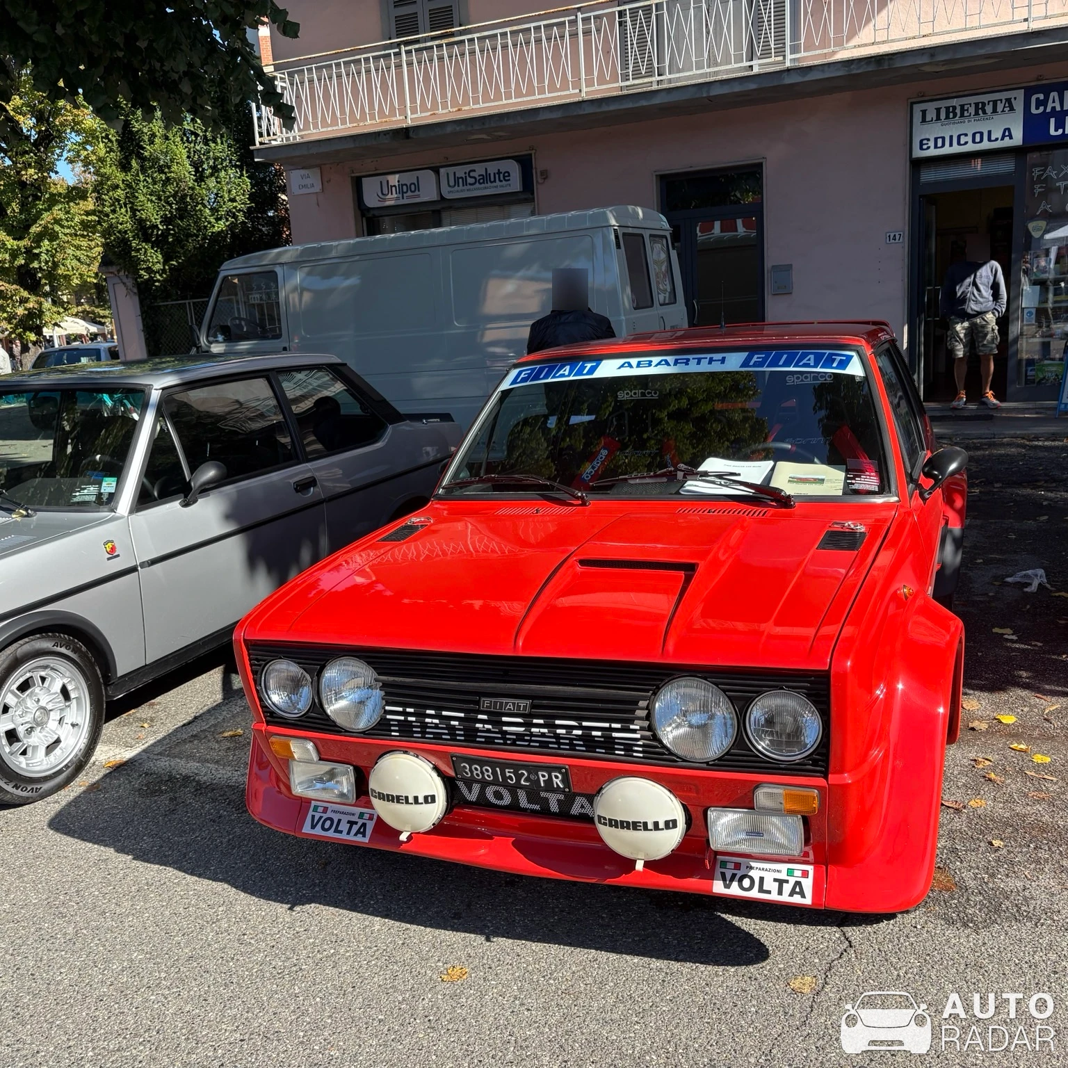 Fiat 131 Abarth spotted in Cremona