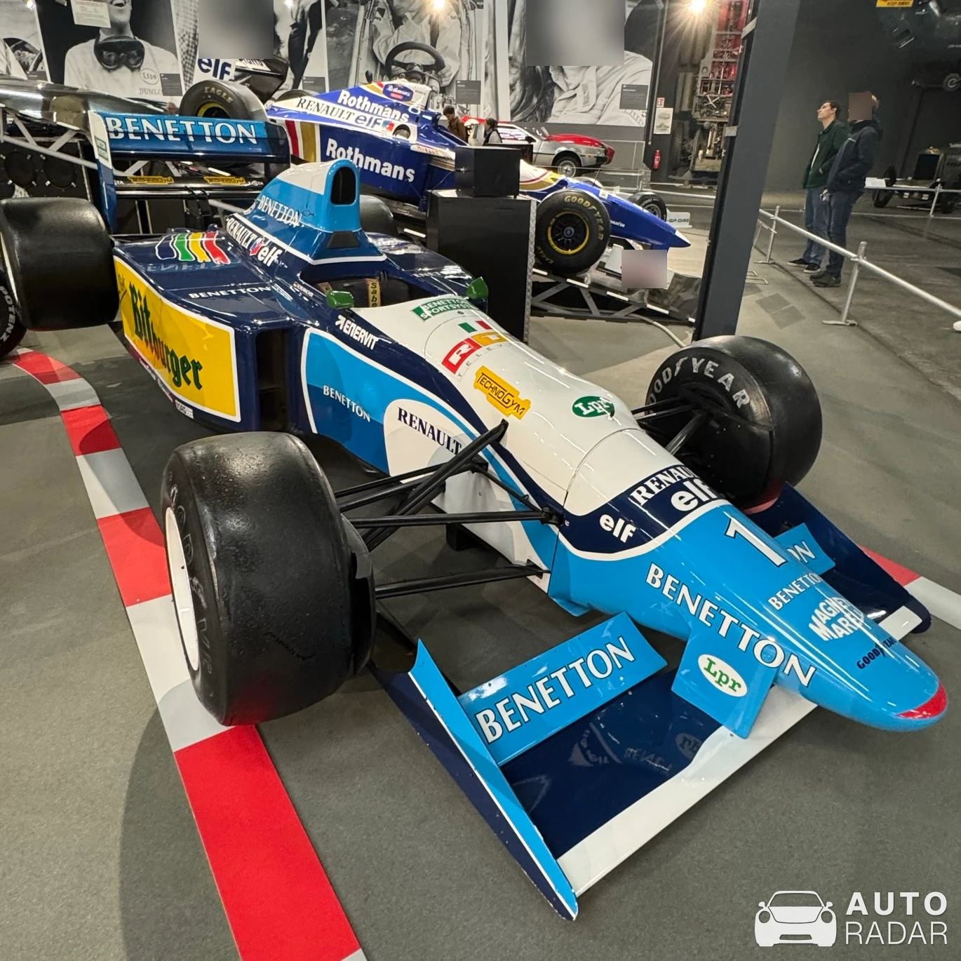 Benetton B195 spotted in Sinsheim