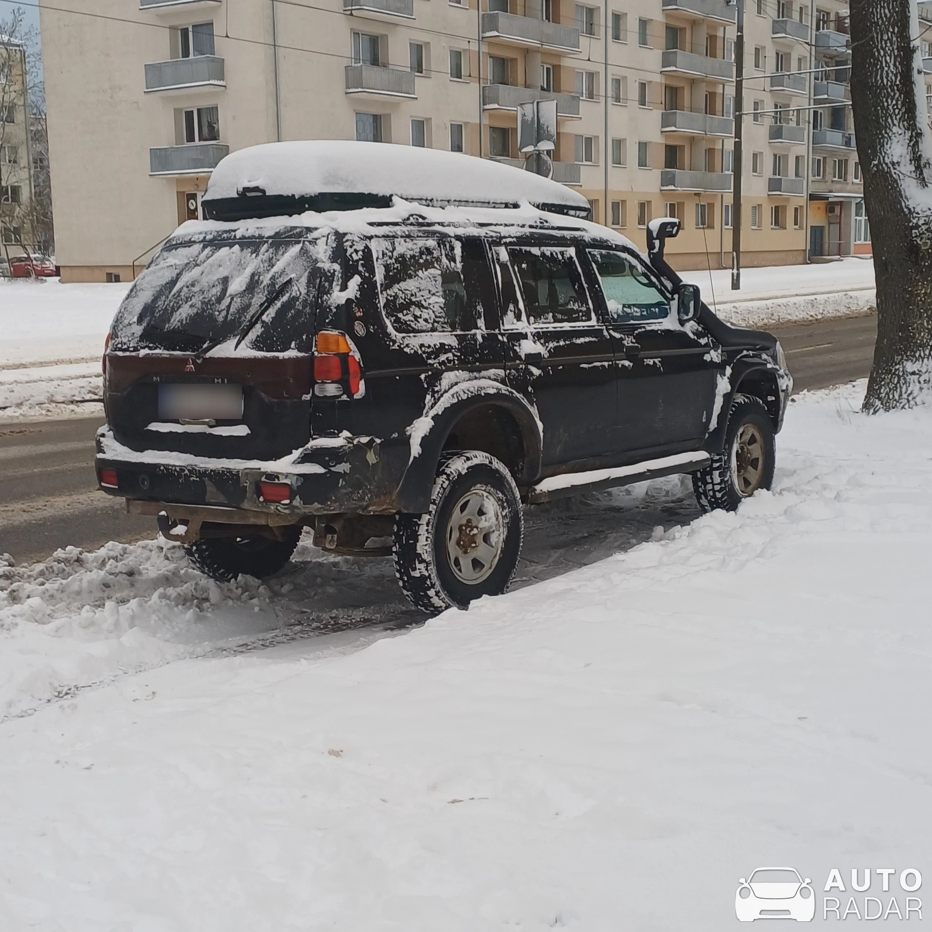 Mitsubishi Pajero spotted in Liepāja, Latvia