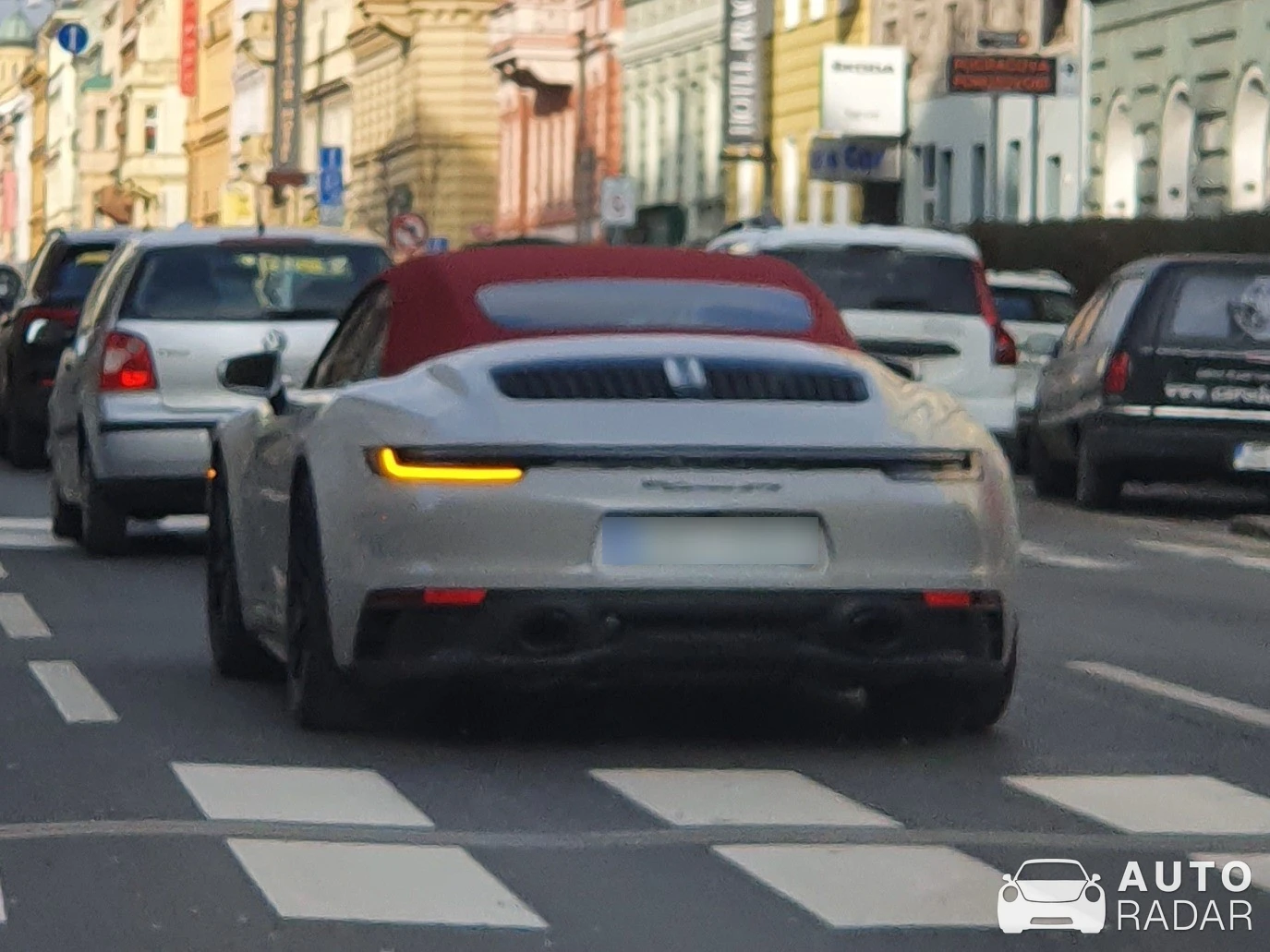 Porsche 992 Carrera 4 GTS Cabriolet MkI spotted in Praha 1, Czechia