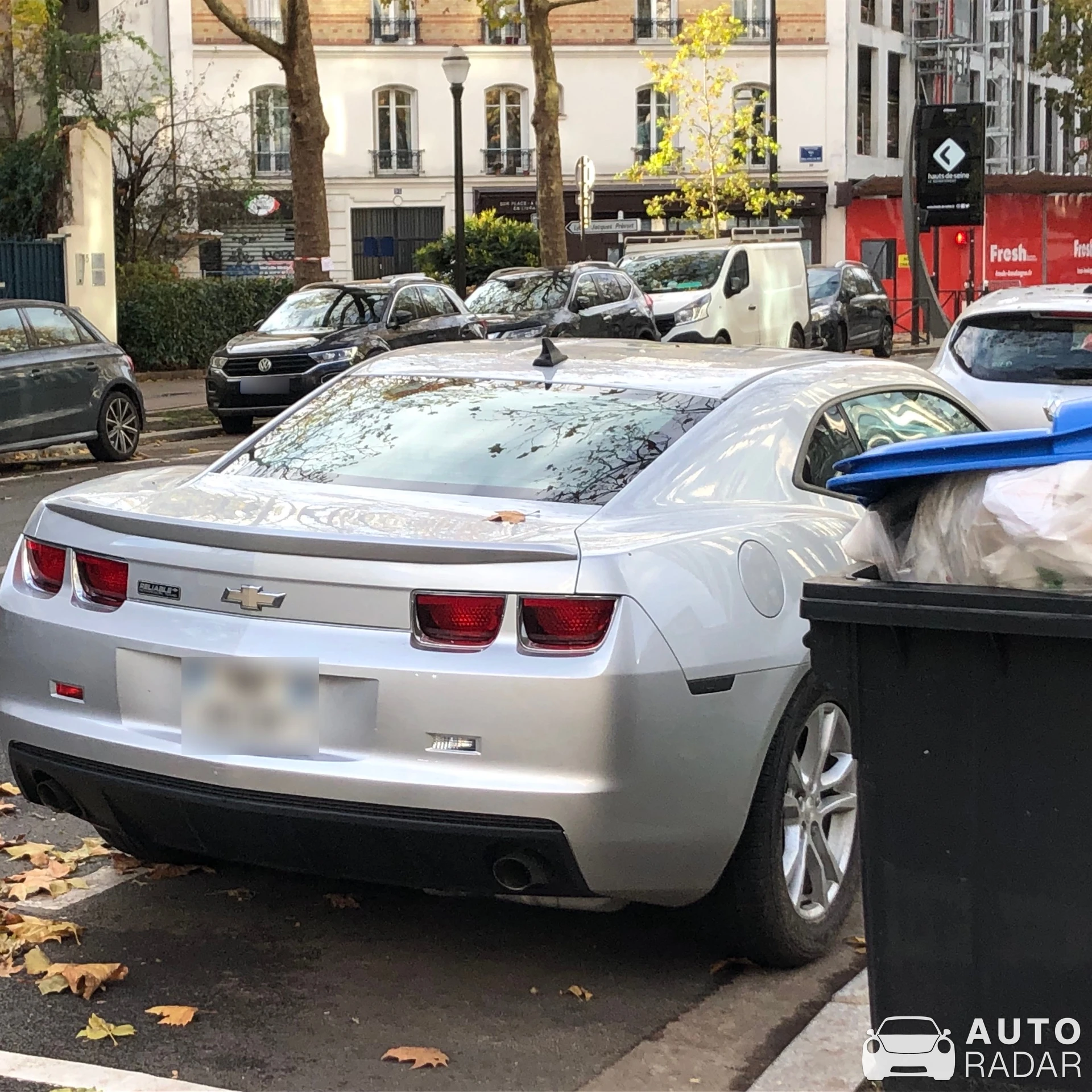 Chevrolet Camaro SS spotted in Boulogne-Billancourt, France