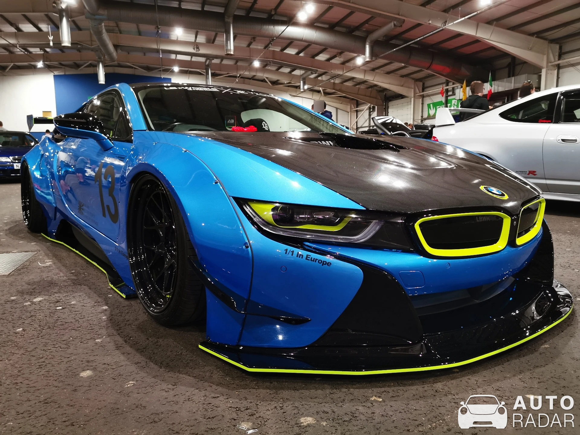 BMW i8 Liberty Walk spotted in Ingliston