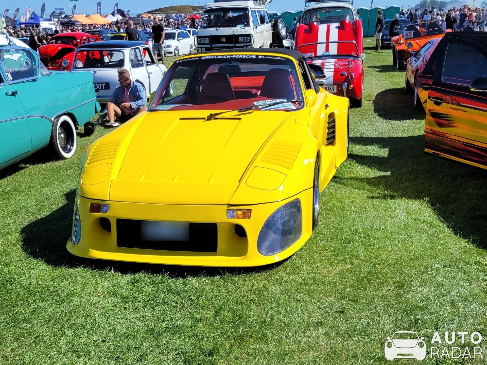 Porsche 930 Turbo Flachbau Cabriolet spotted in Härslöv, Sweden