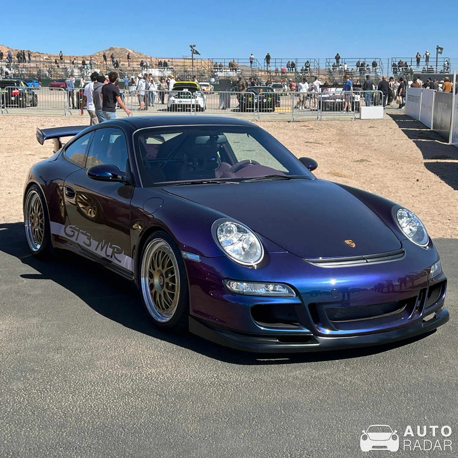 Porsche 997 GT3 MR spotted in Rosamond