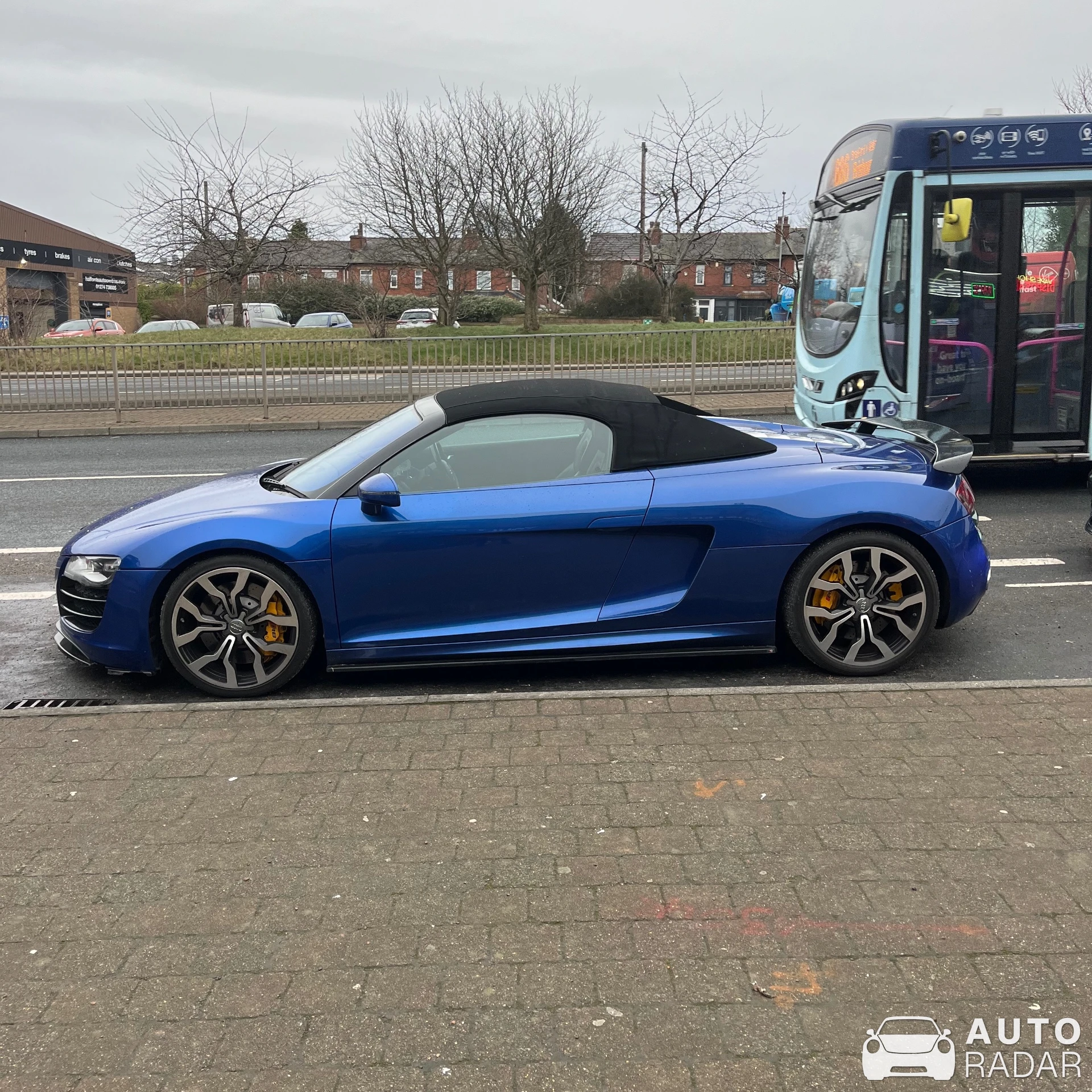 Audi R8 V10 Spyder 2013 spotted in Bradford