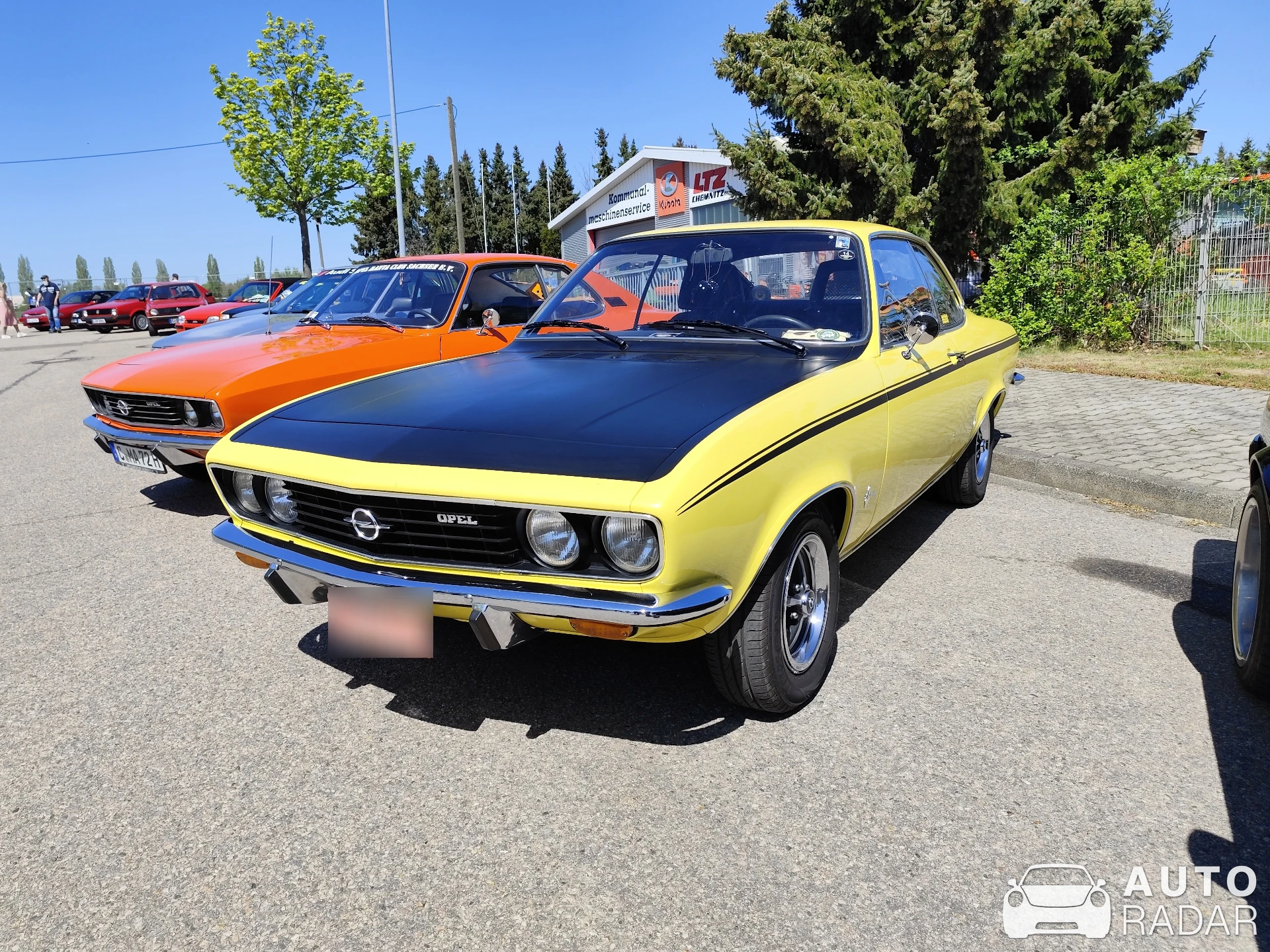 Opel Manta A spotted in Hartmannsdorf
