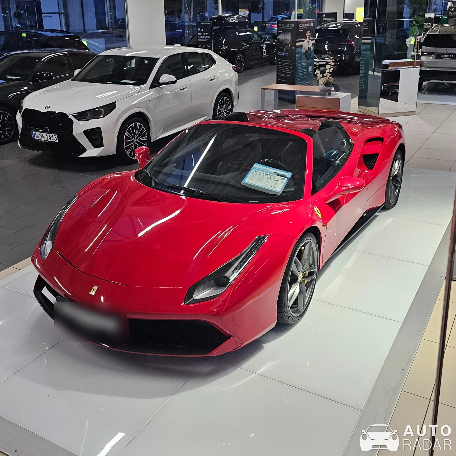 Ferrari 488 Spider spotted in Freilassing, Germany