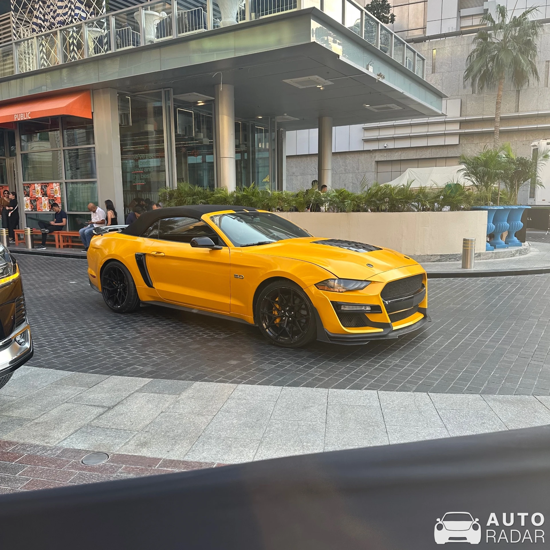 Ford Mustang GT Convertible spotted in Dubai, United Arab Emirates