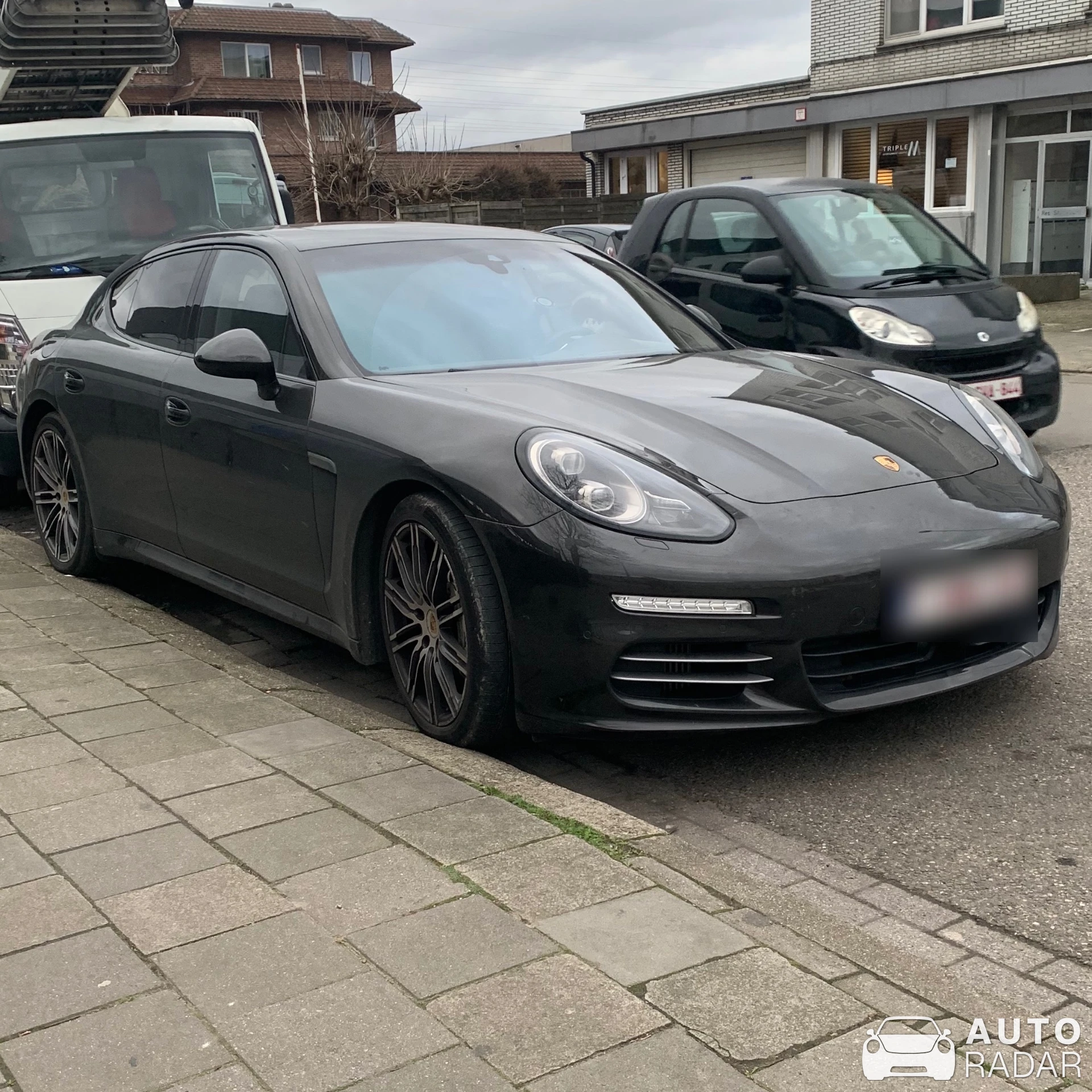 Porsche 970 Panamera spotted in Antwerpen, België