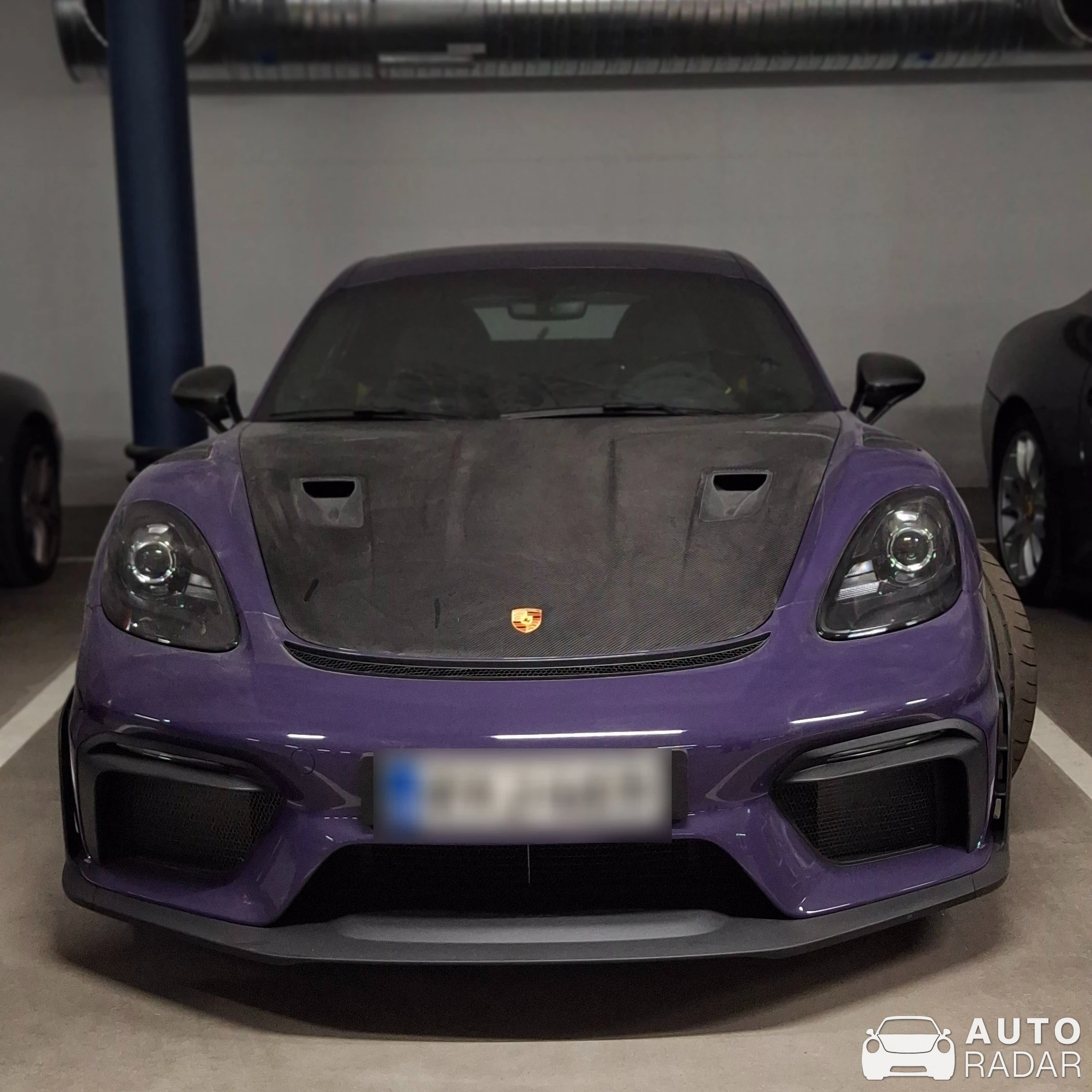 Porsche 718 Cayman GT4 RS spotted in Espoo, Finland