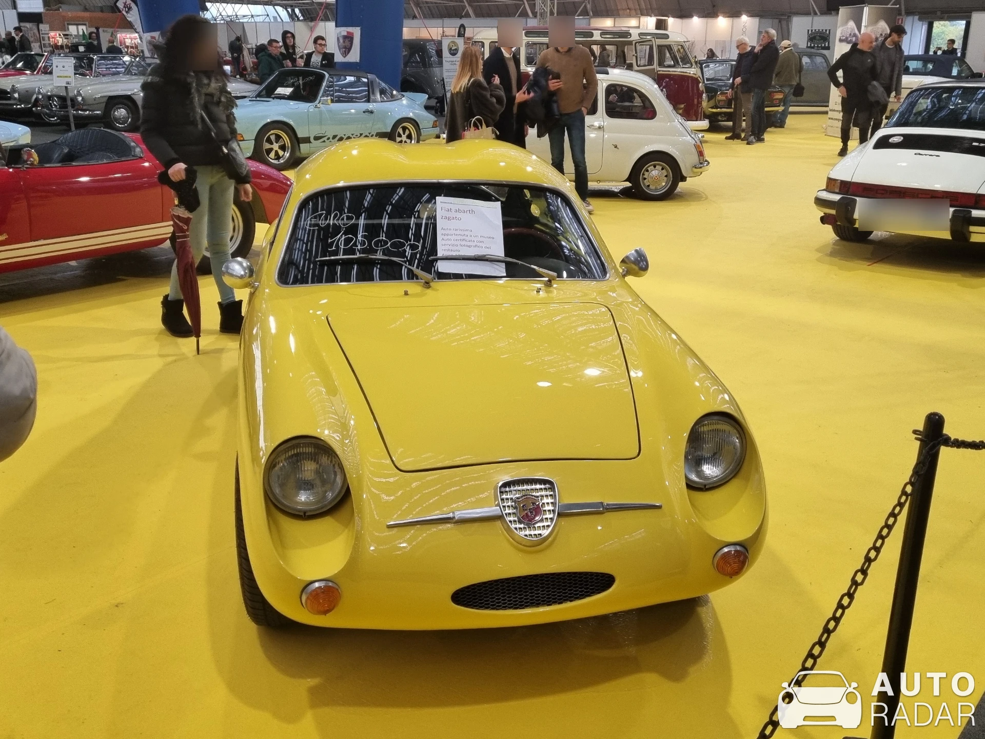 Abarth 750 GT Zagato spotted in Segrate, Italy